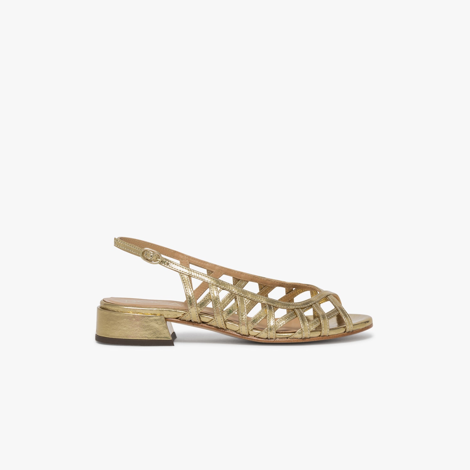 Sandale Plate en cuir NALA, BOCAGE
