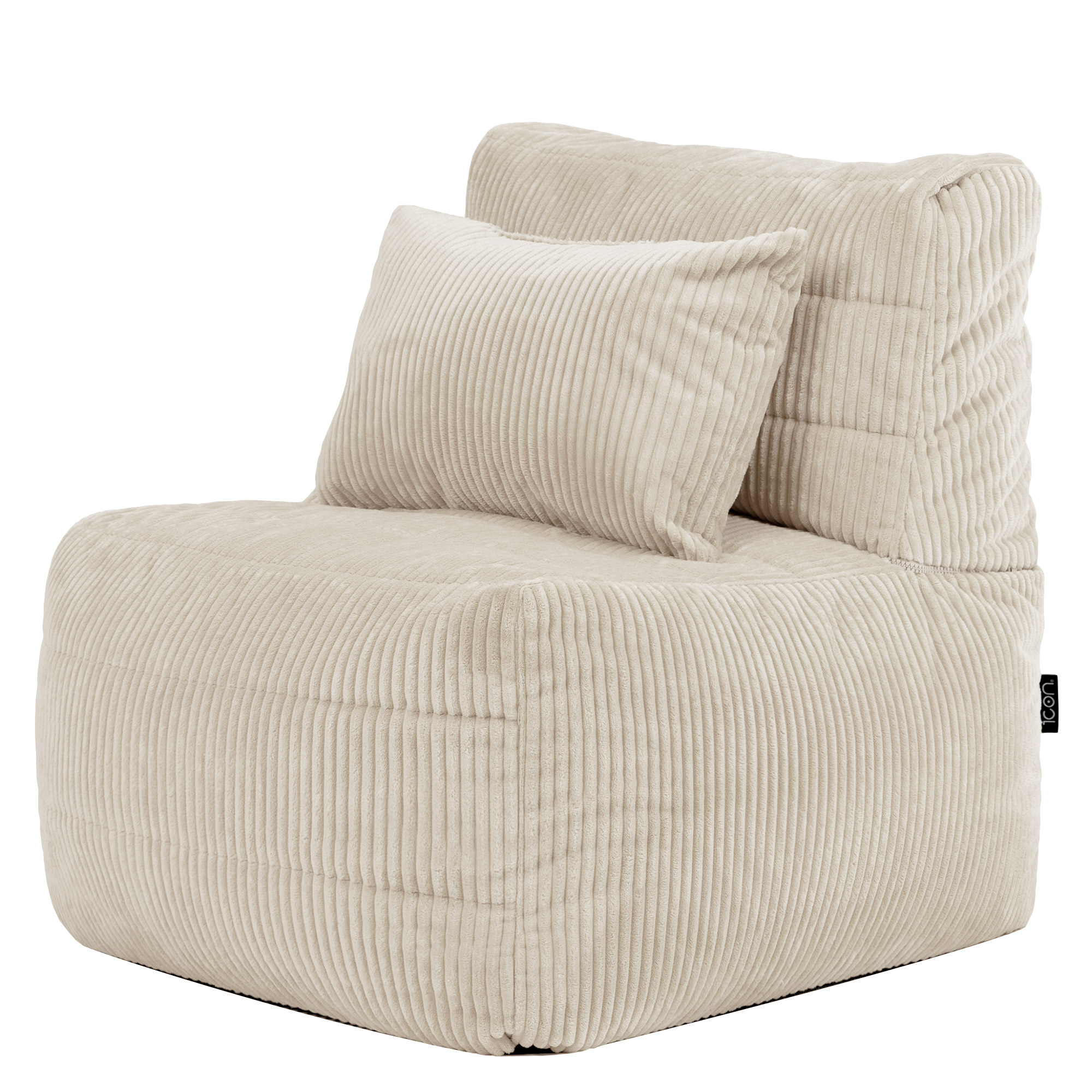 Pouf fauteuil modulaire en velours côtelé Oeko-Tex® - NOA, ICON