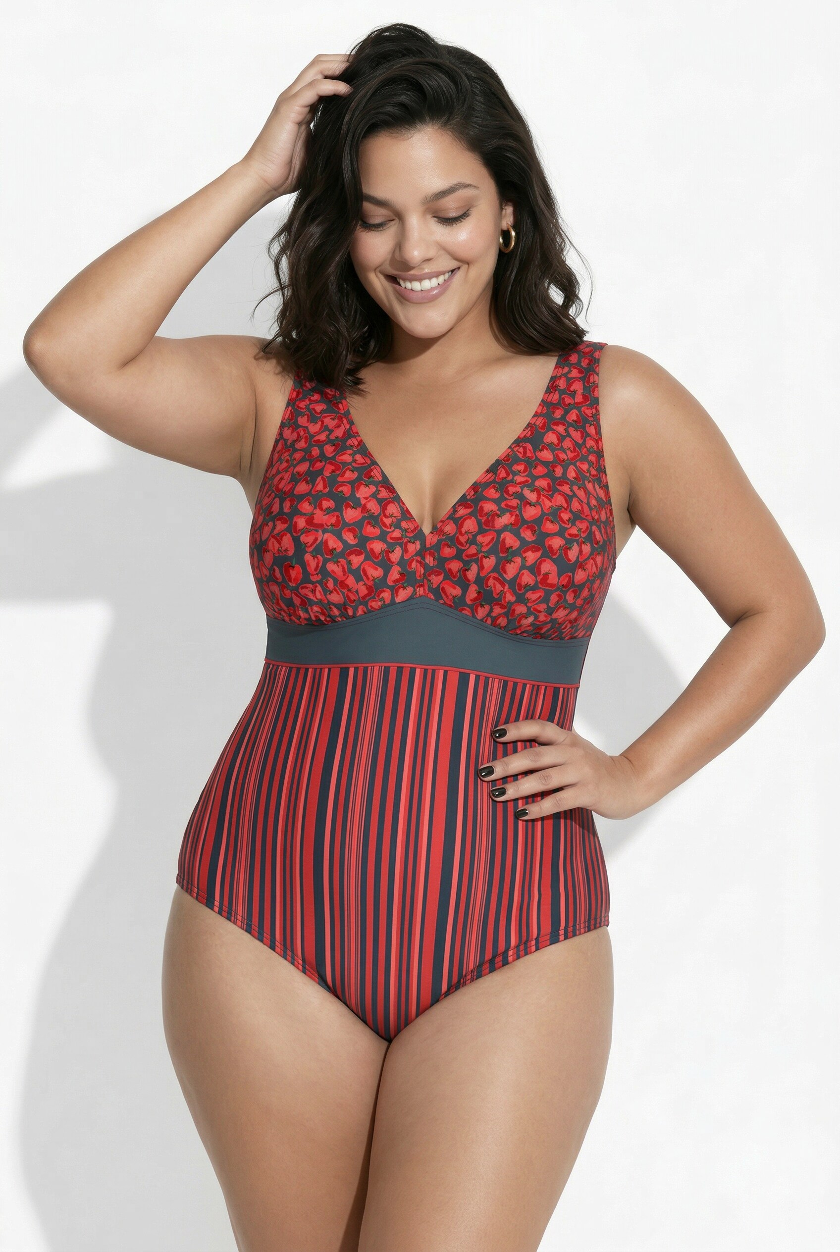 Maillot de bain avec bonnets souples, ULLA POPKEN