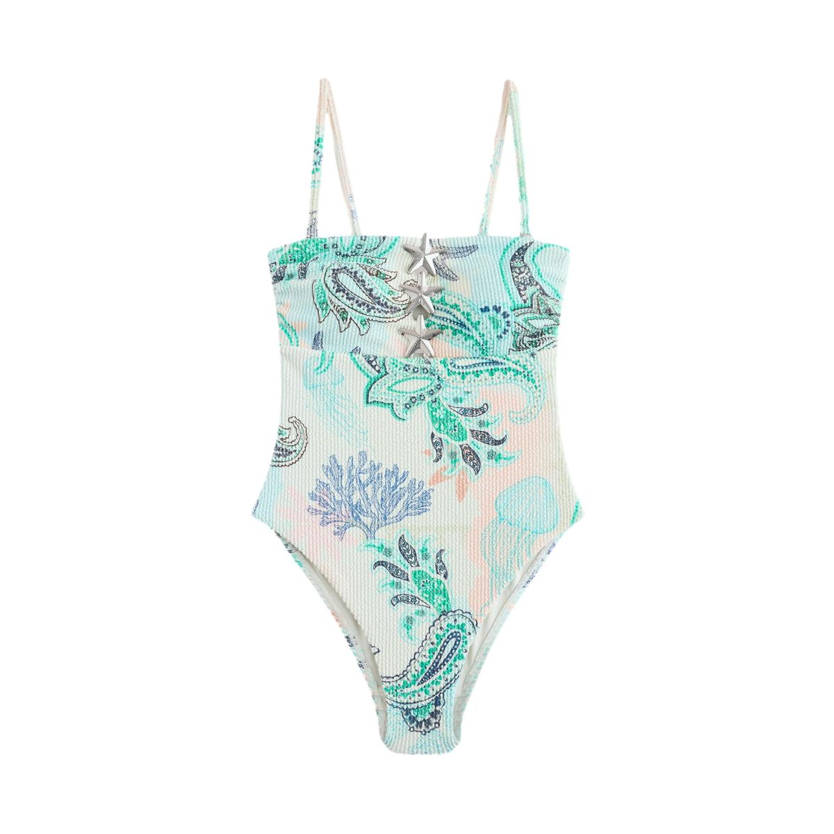 Maillot de bain bandeau effet ventre plat, NEXT