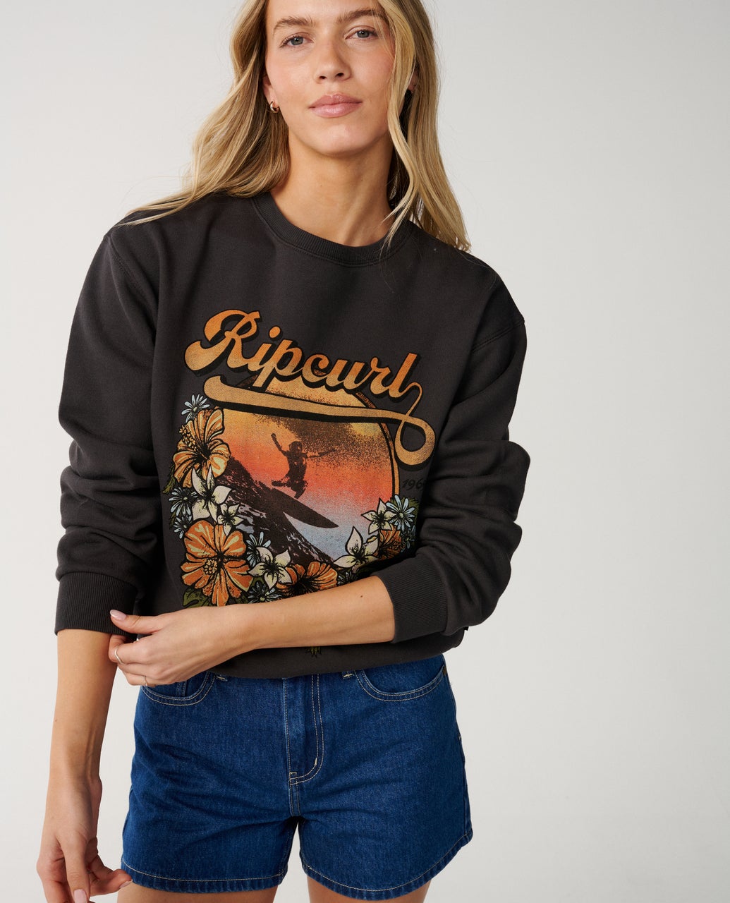 Sweat col rond WAVE, RIP CURL