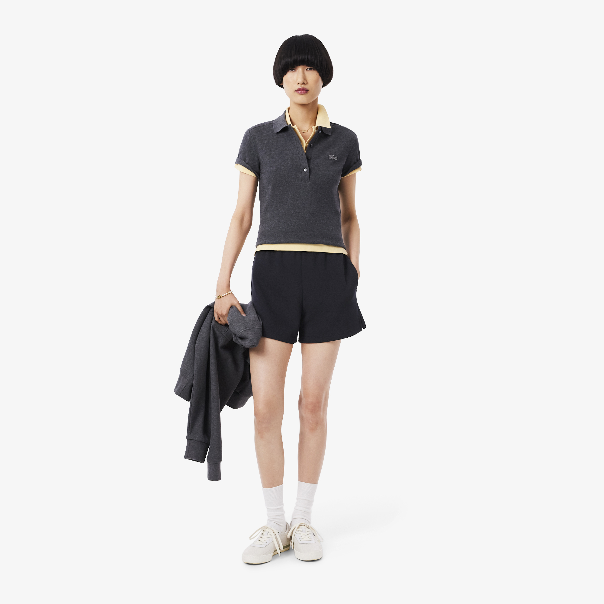 Short en Piqué double face, LACOSTE