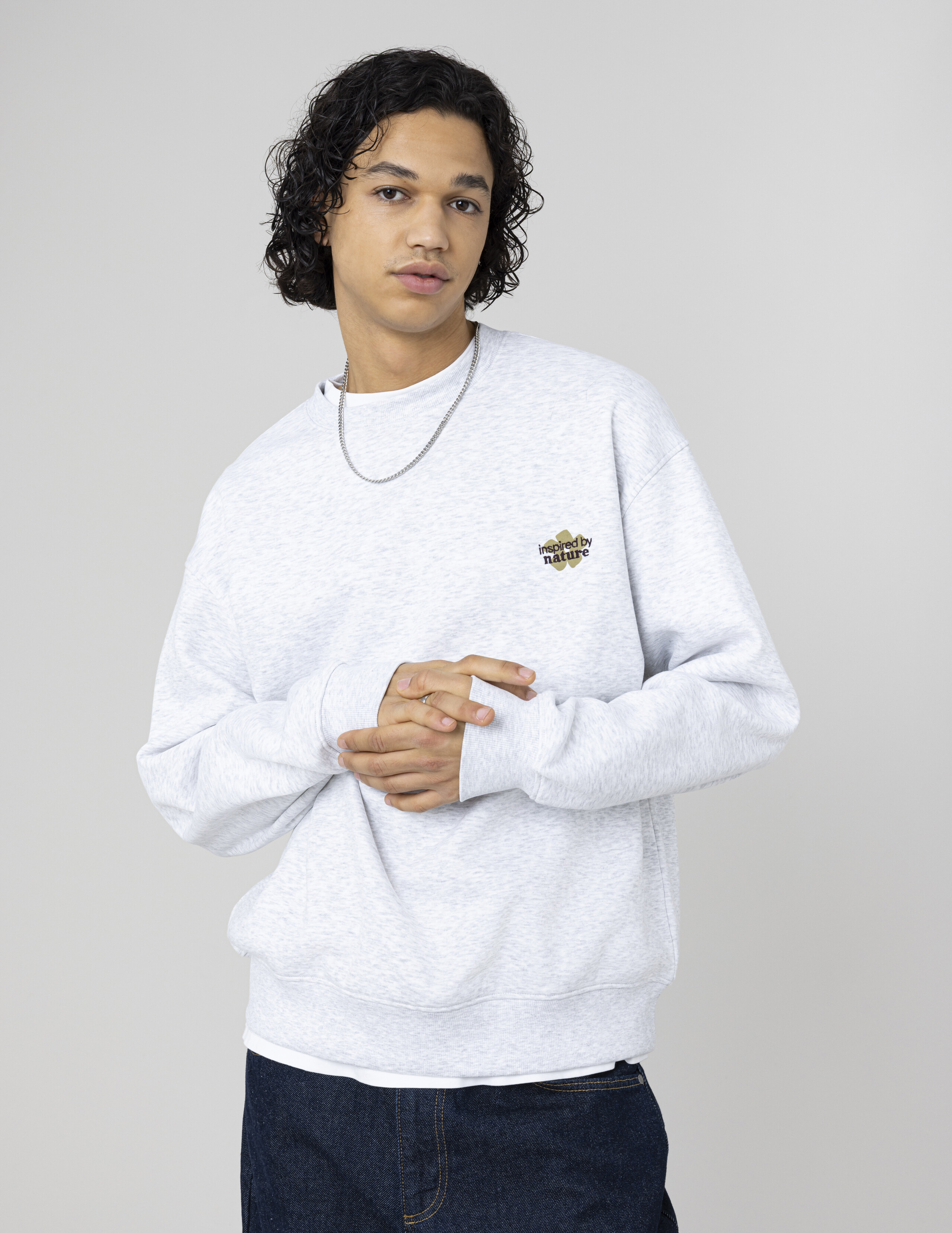 Sweat broderie poitrine, BZB