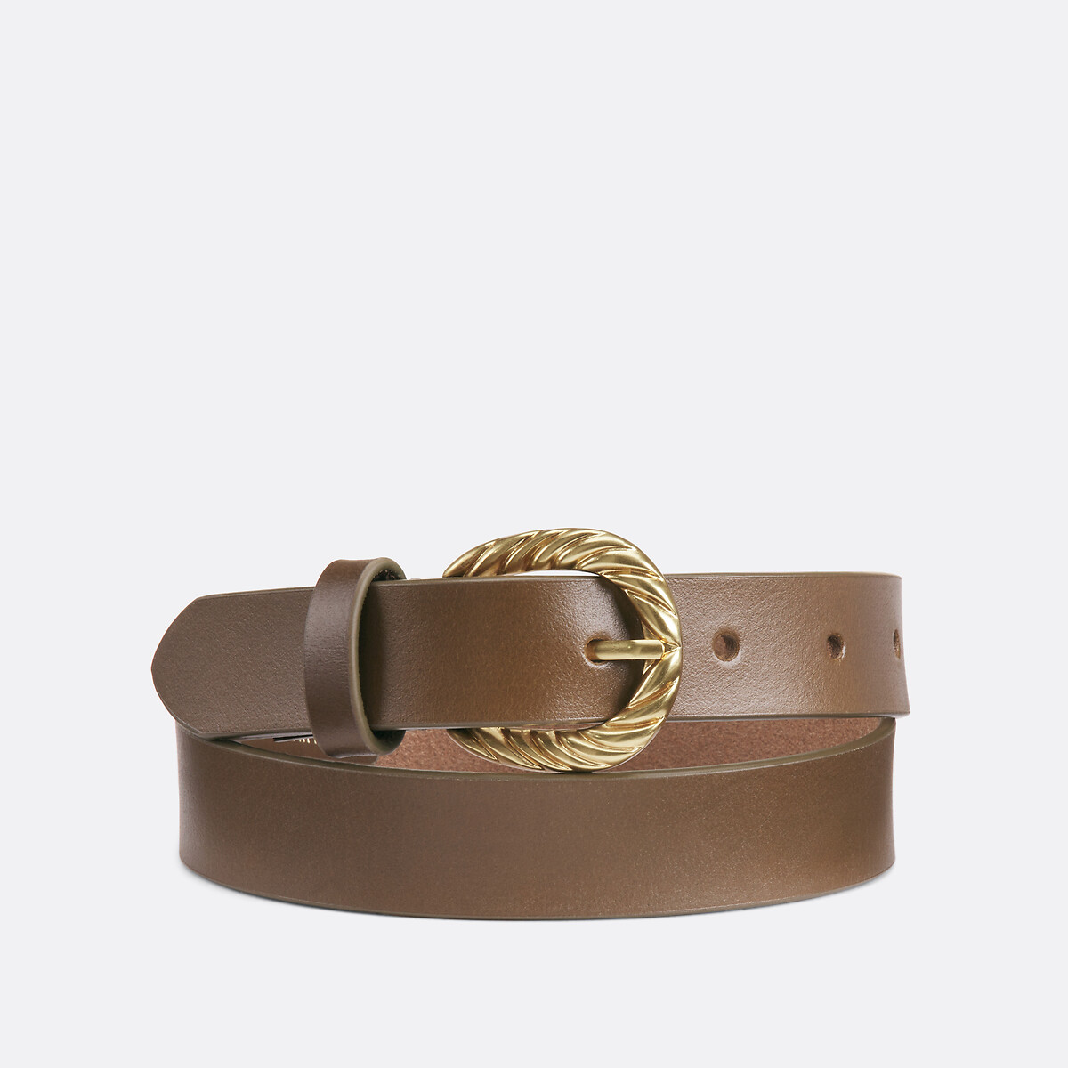 Ceinture en cuir boucle fantaisie