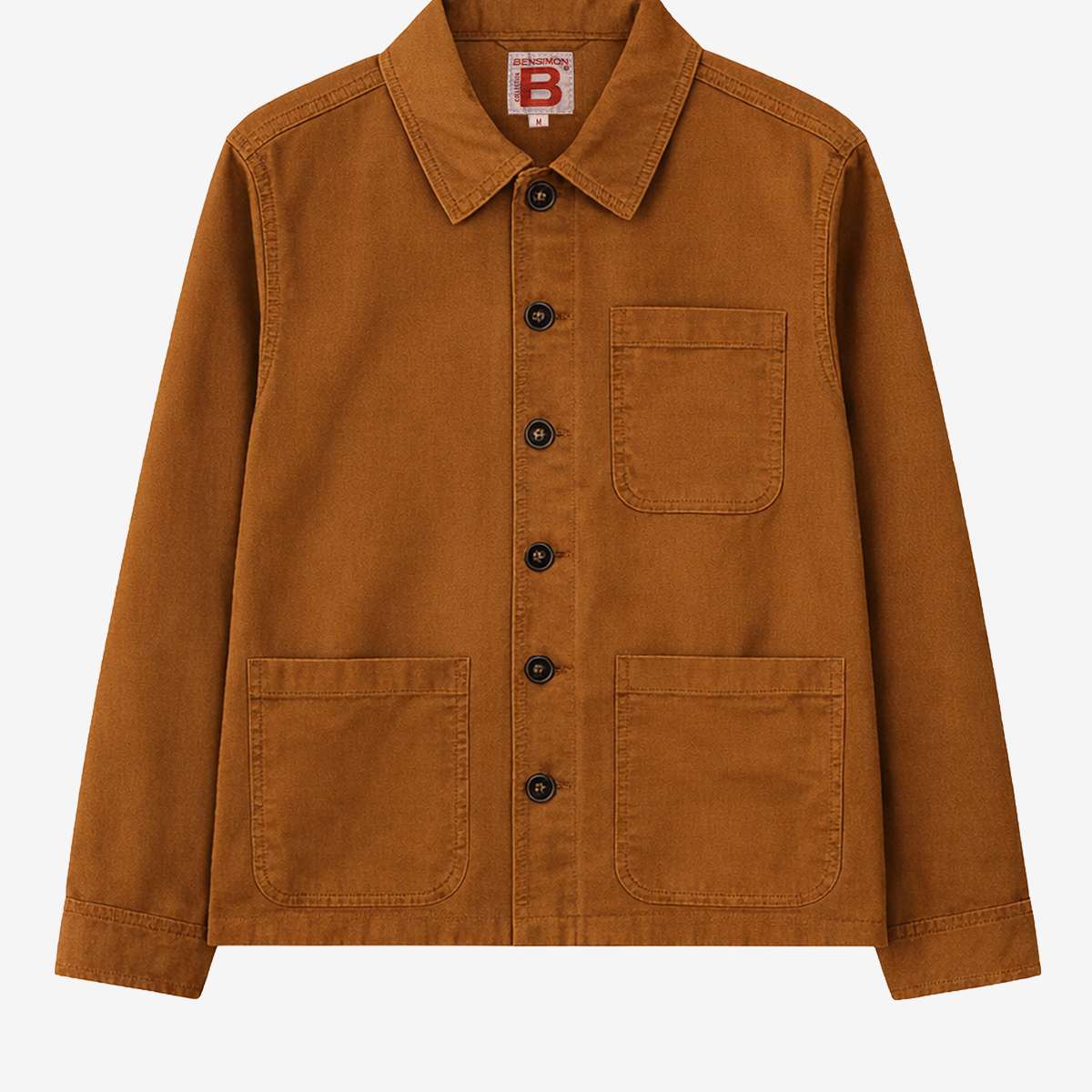 Veste workwear droite manches longues en coton PASQUINE, BENSIMON