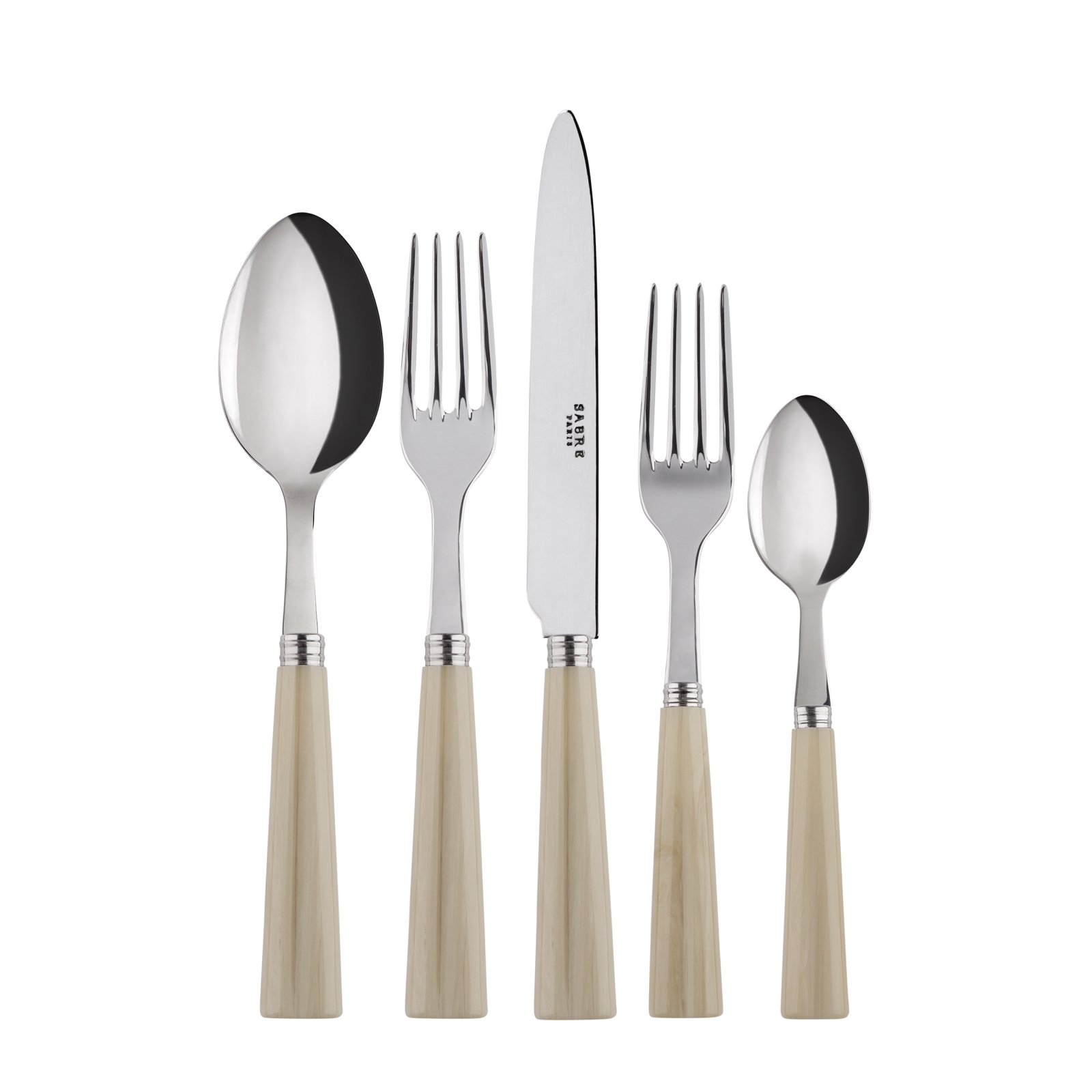 Set de 5 couverts de table, Nature, SABRE