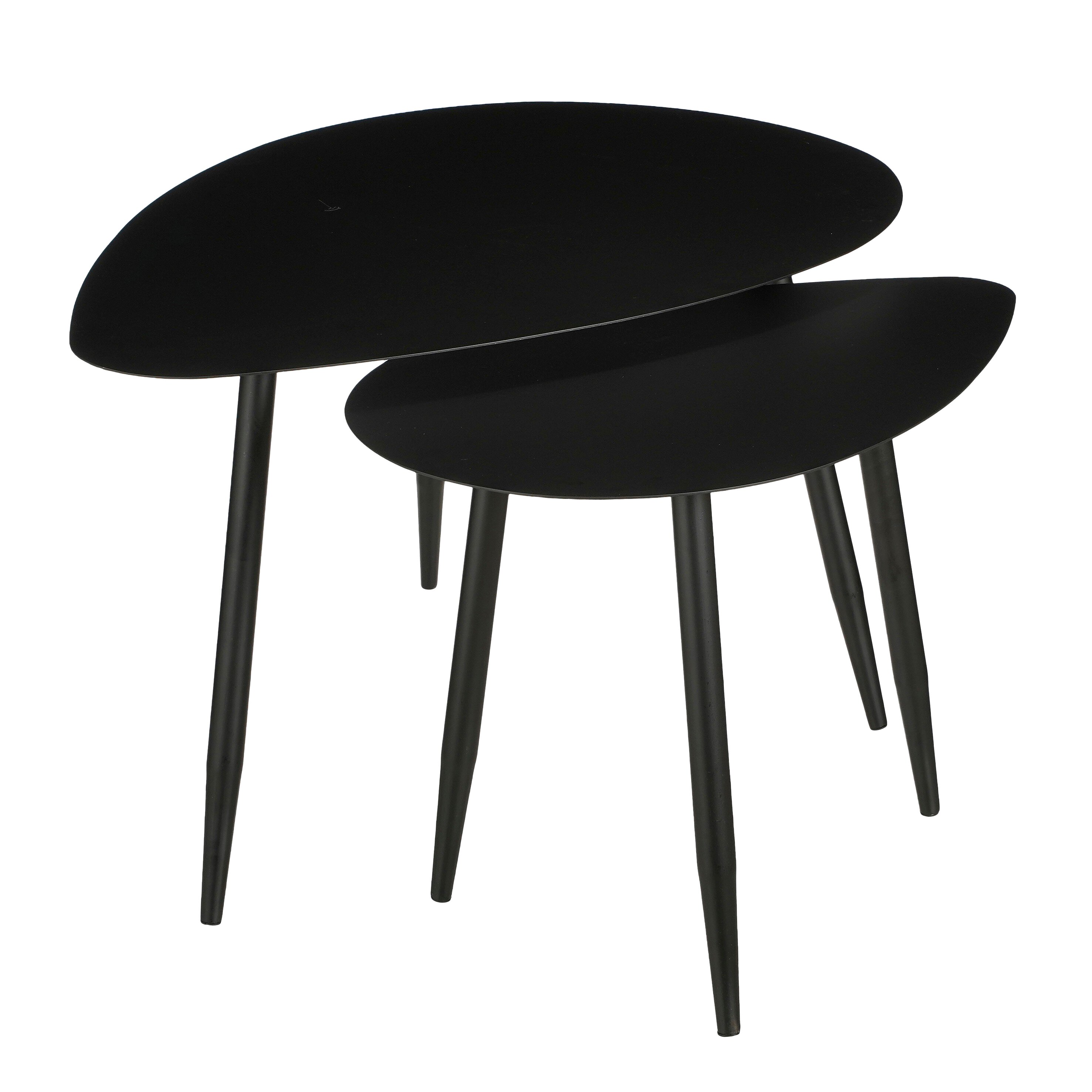 Lot de 2 tables d'appoint, MICA DECORATIONS