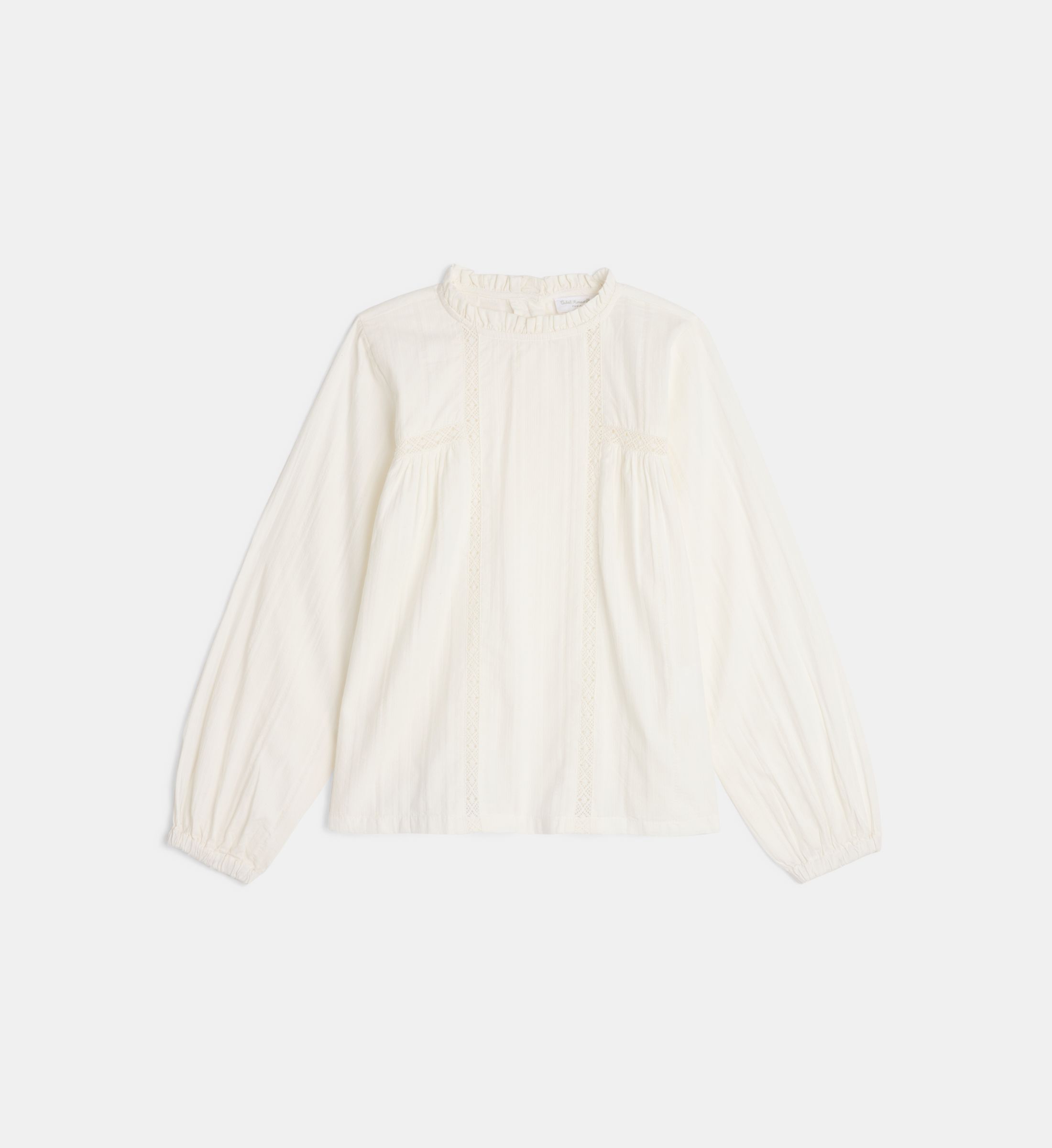 Blouse ample tanoise dobby coton bio, CADET ROUSSELLE