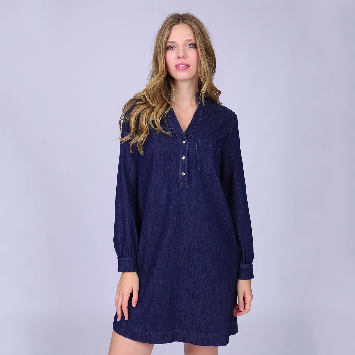 Robe denim, MISE AU GREEN