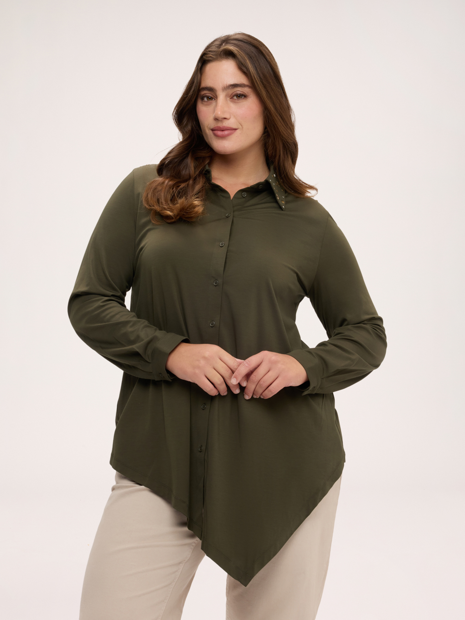 Chemise asymétrique à clous, FIORELLA RUBINO