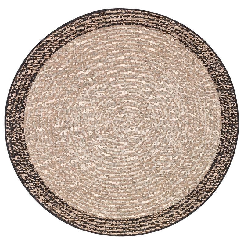 tapis rond contemporain zenko