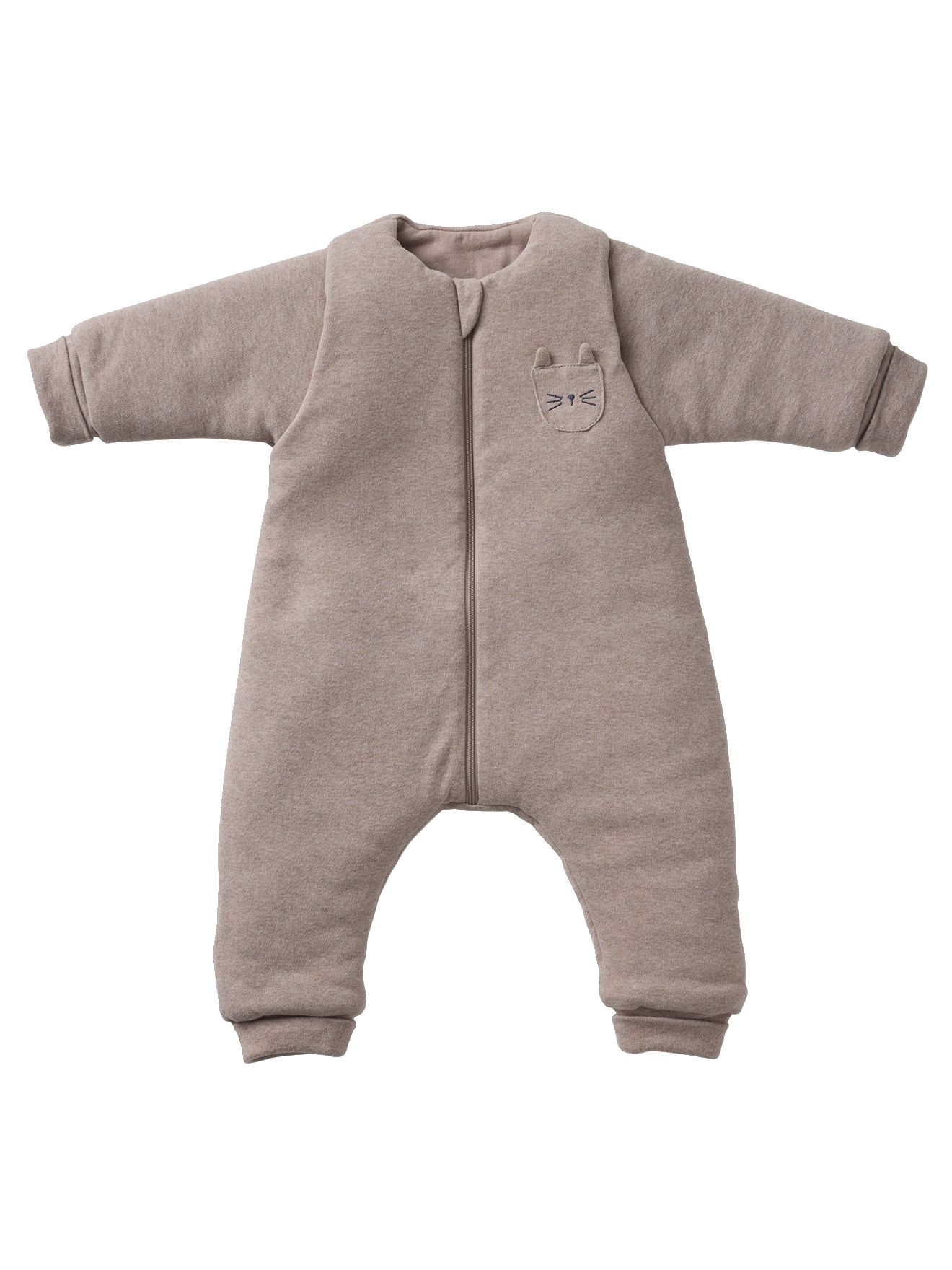 Combinaison PETIT CHAT, manches longues amovibles, VERTBAUDET