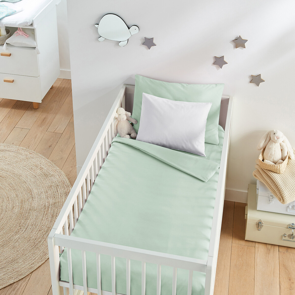 LA REDOUTE INTERIEURS Dekbedovertrek voor baby in katoen, Scenario