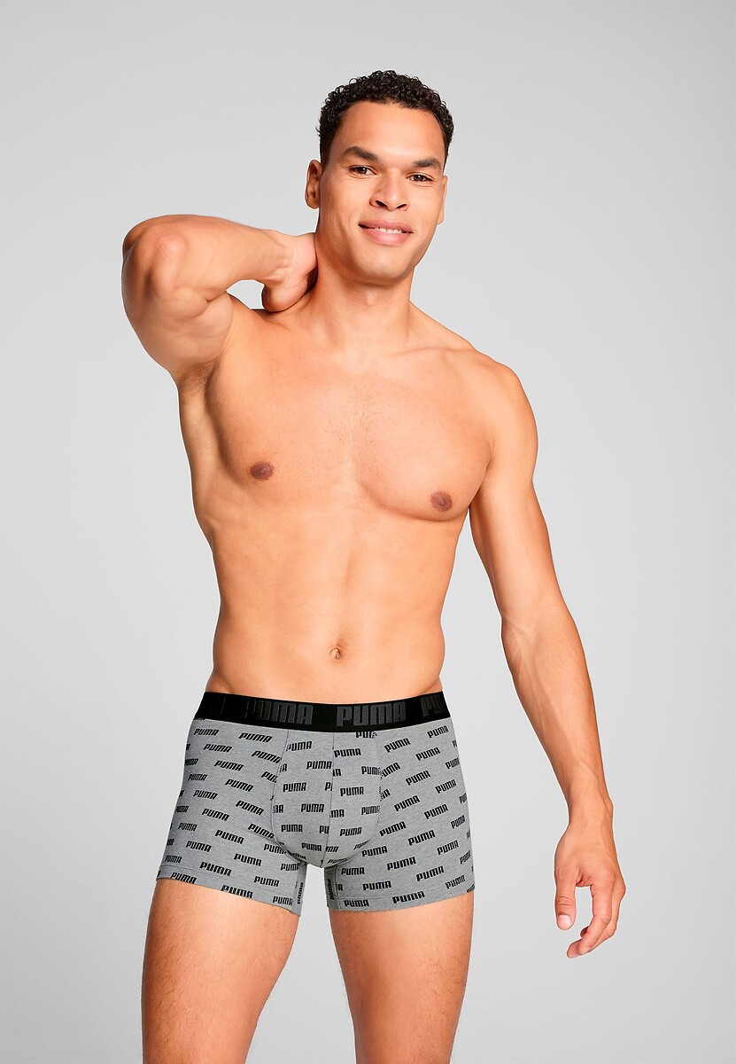 Set van 2 Everyday boxershorts 1 effen + 1 bedrukt