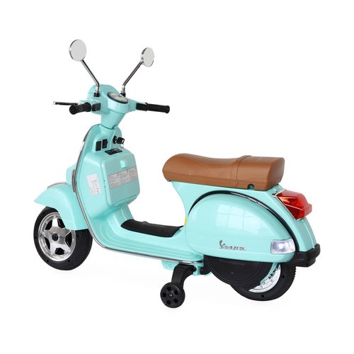 Mini Vespa Scooter électrique pour enfants bleu 