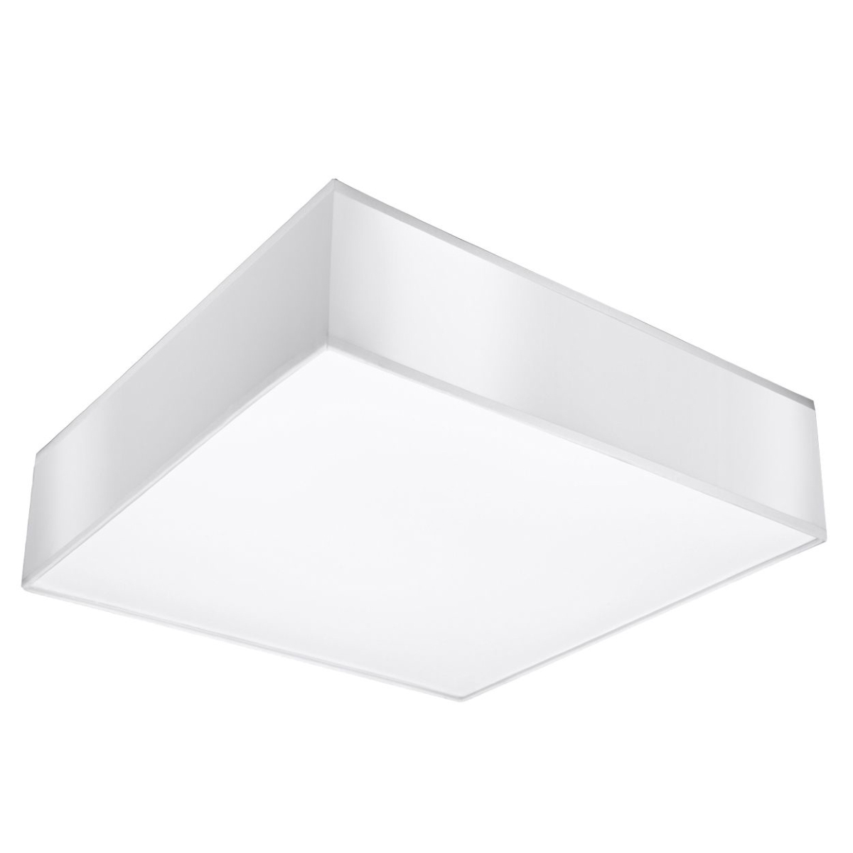 Plafonnier PVC Blanc E27 2 Horus, EDEN