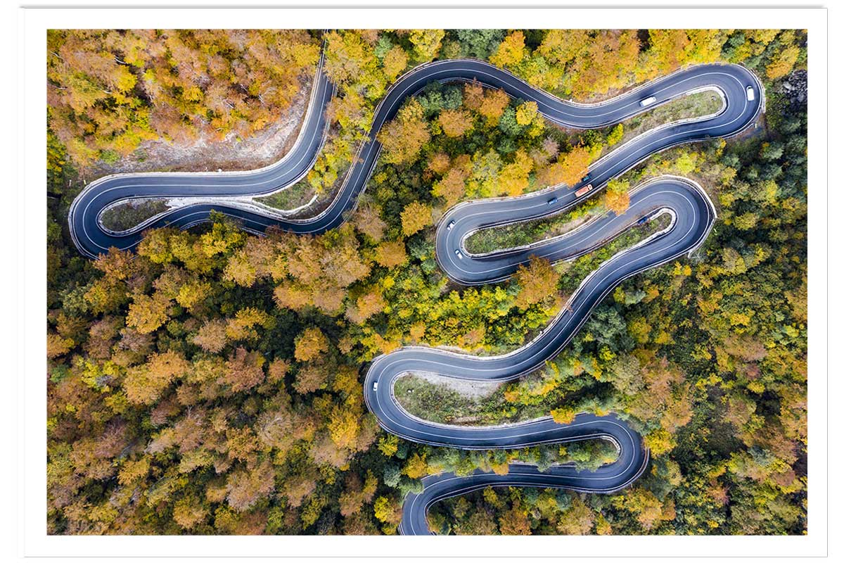 Affiche Route d' automne, HEXOA