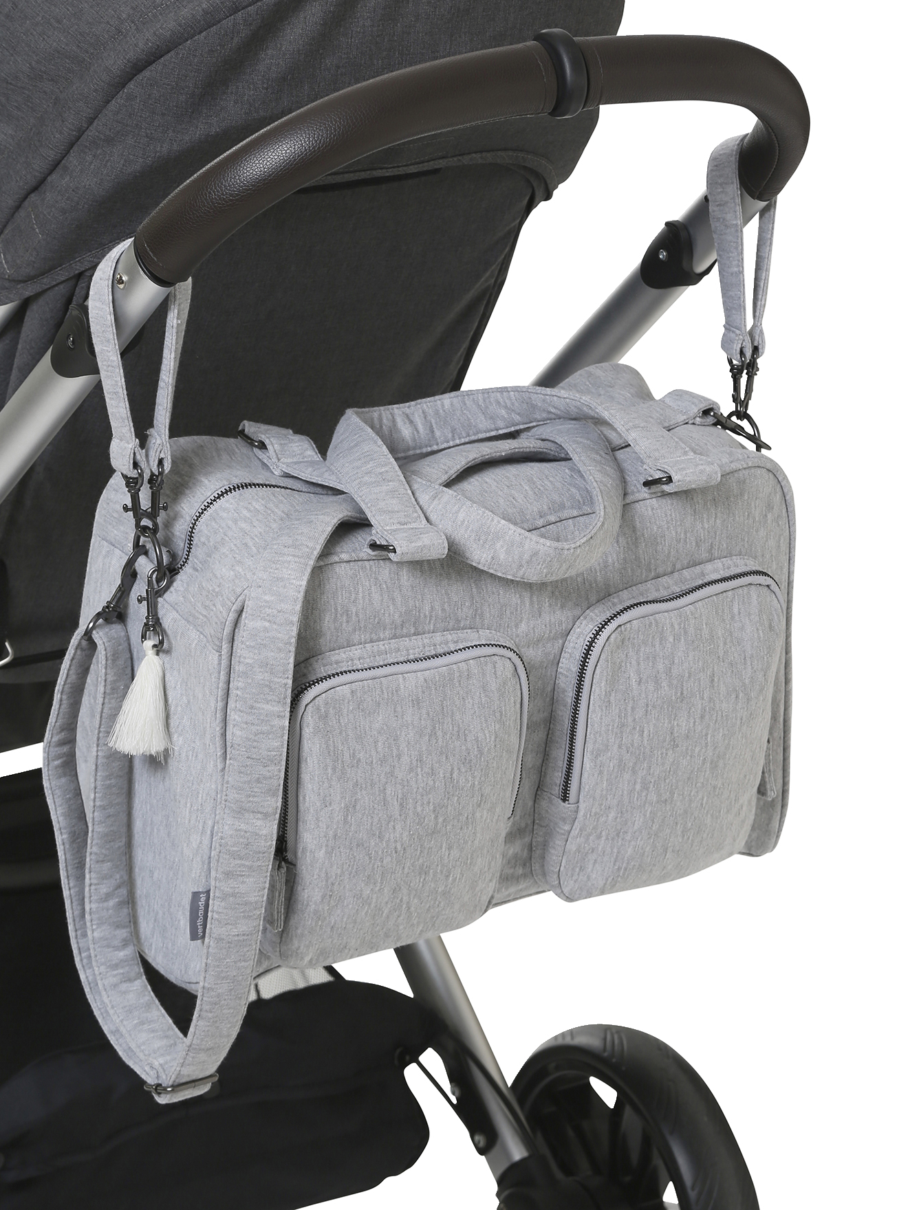 VERTBAUDET Sac à Langer Multipoches Gaze De Coton Family - Pratique Et Élégant