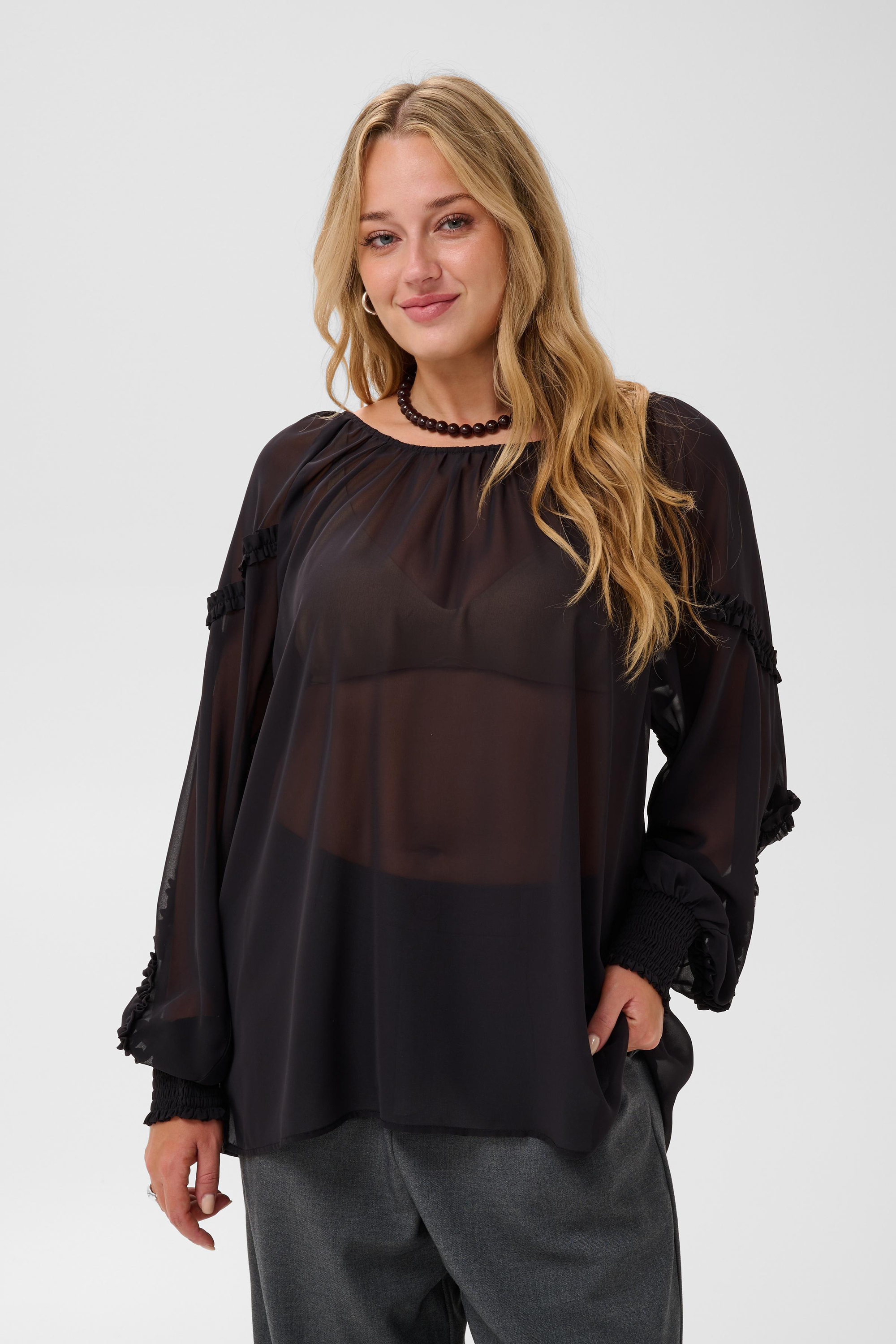 Blouse à manches longues, KAFFE CURVE