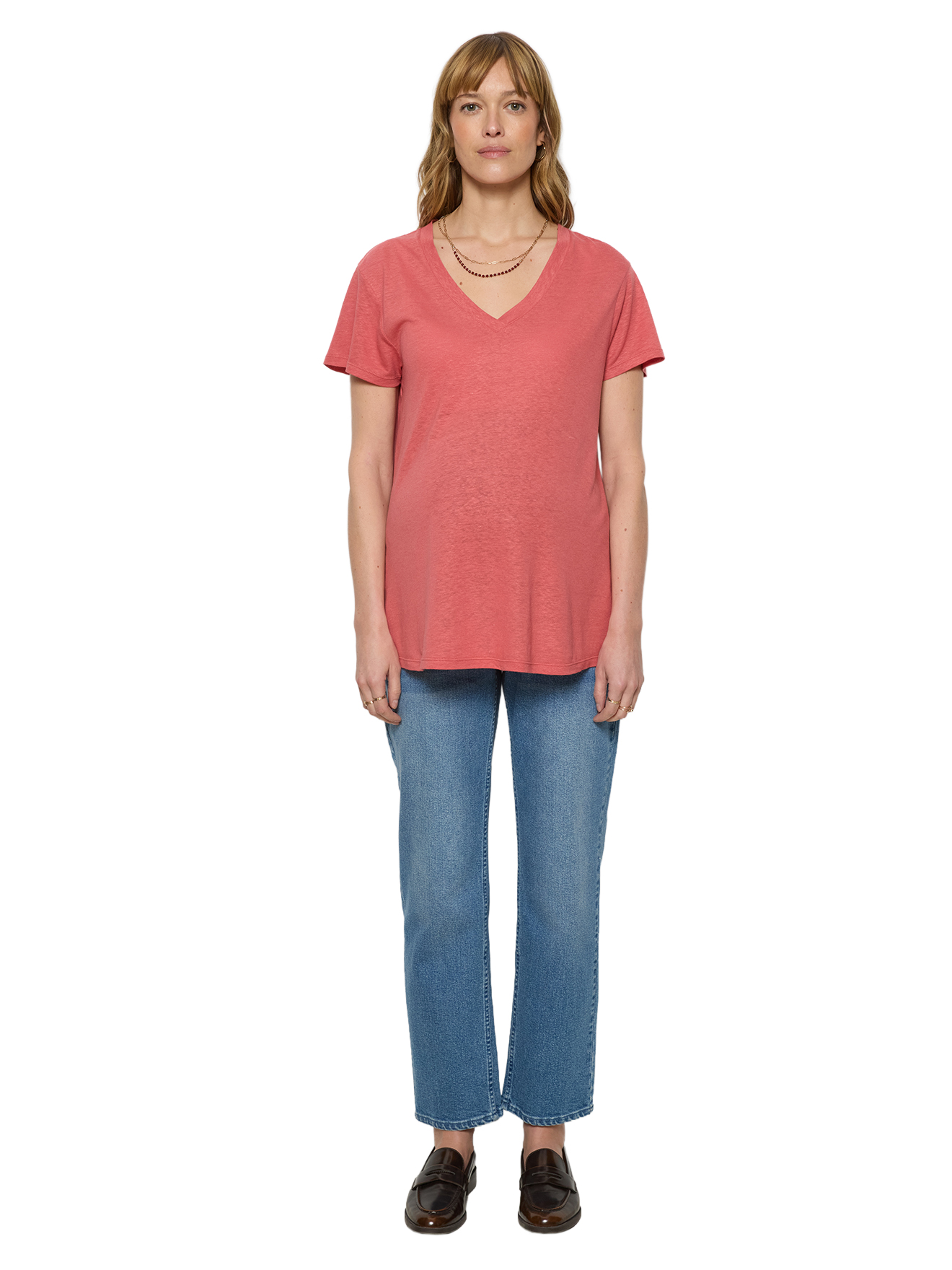 T-shirt grossesse col V, VERTBAUDET