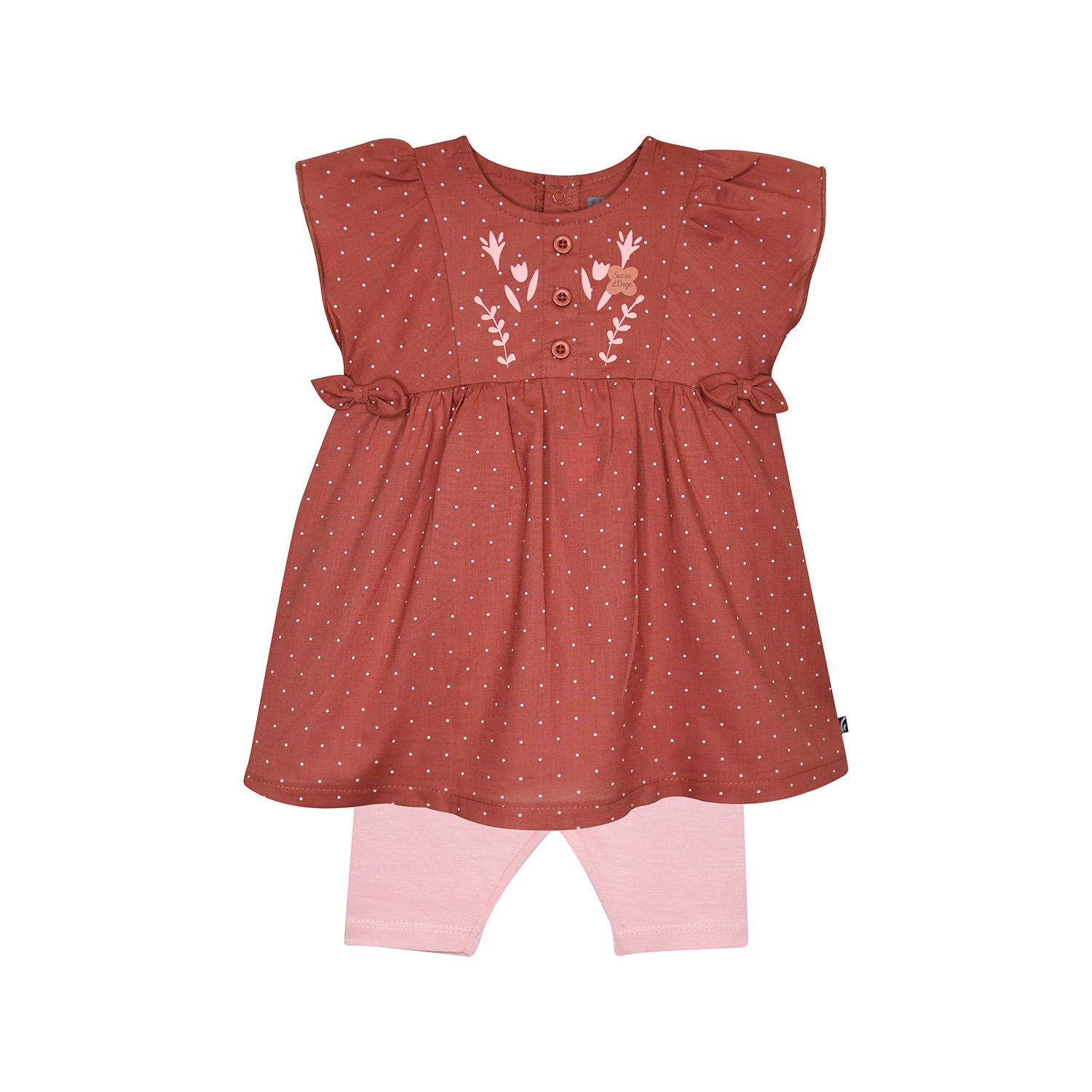 Robe legging gwennaelle voile bebe, SUCRE D'ORGE