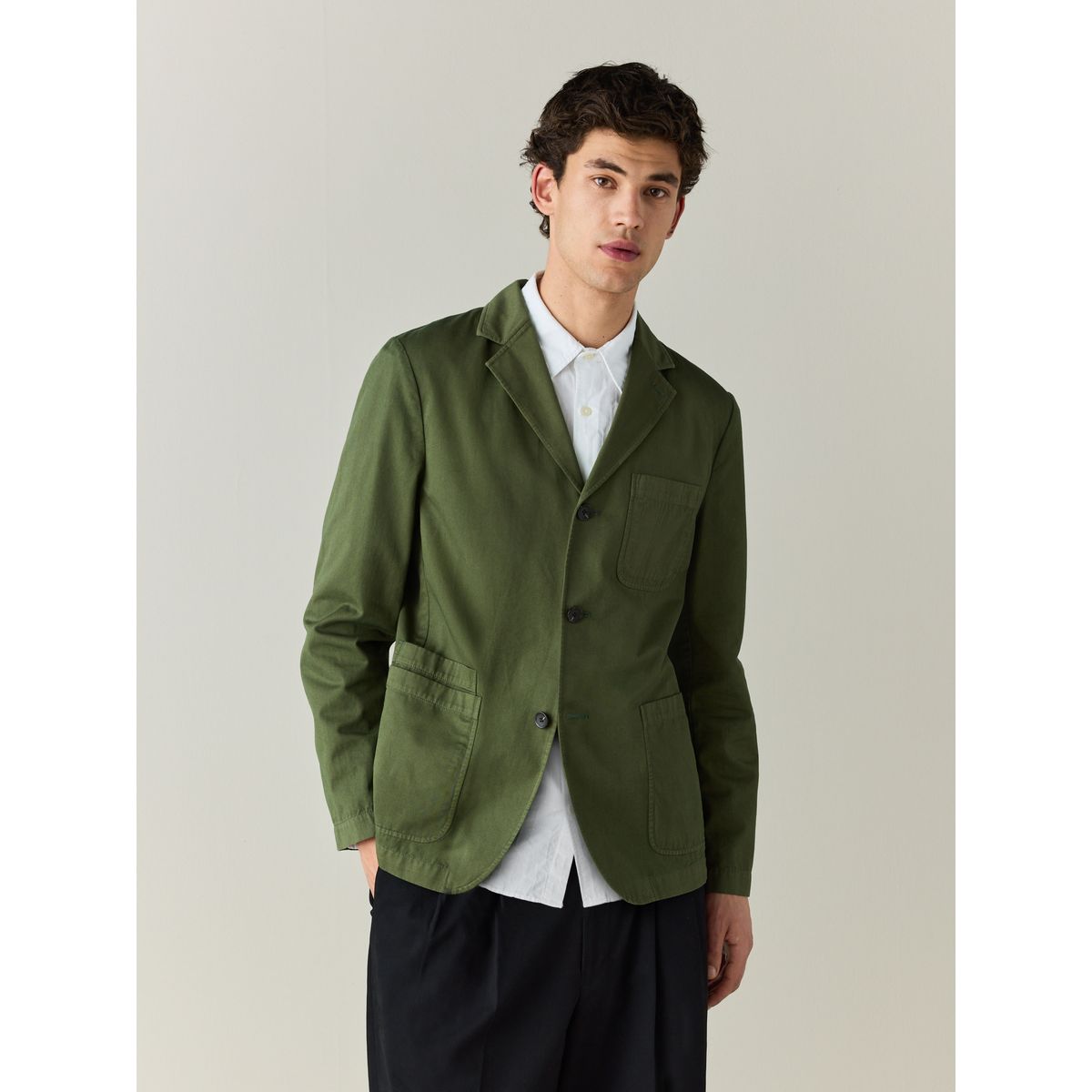 Blazer teint en pièce lin mélangé, NEXT