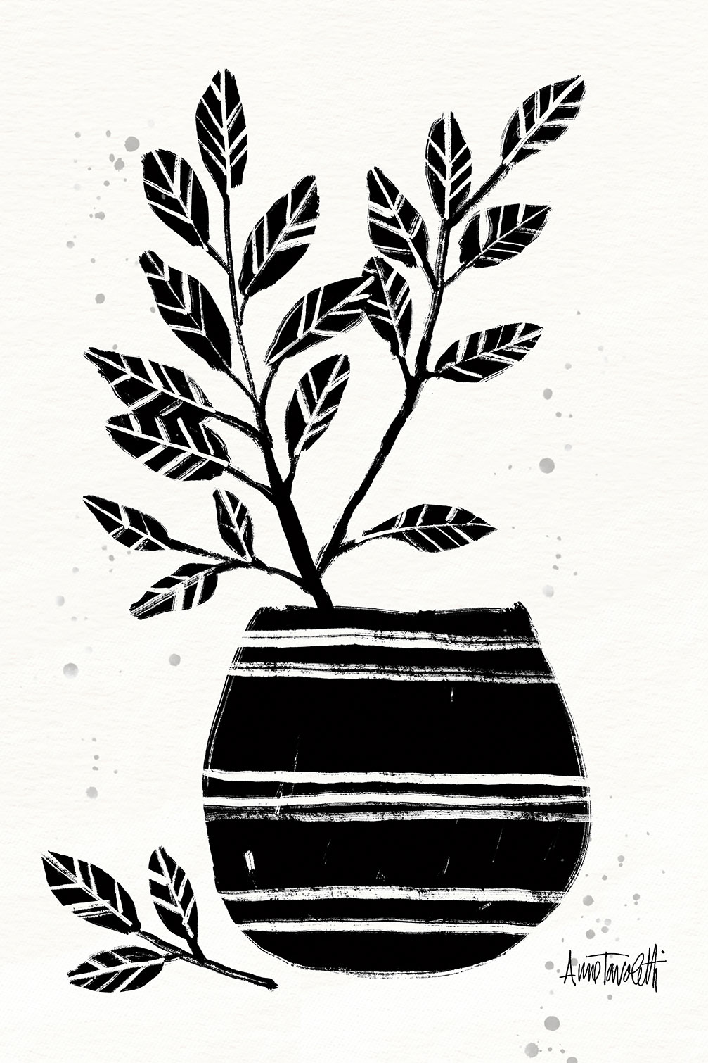 Deco murale Poterie et botanique, HEXOA