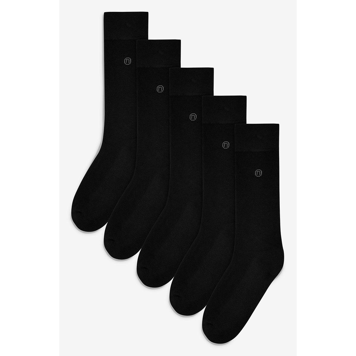 Chaussettes unies semelle, lot de 5, NEXT