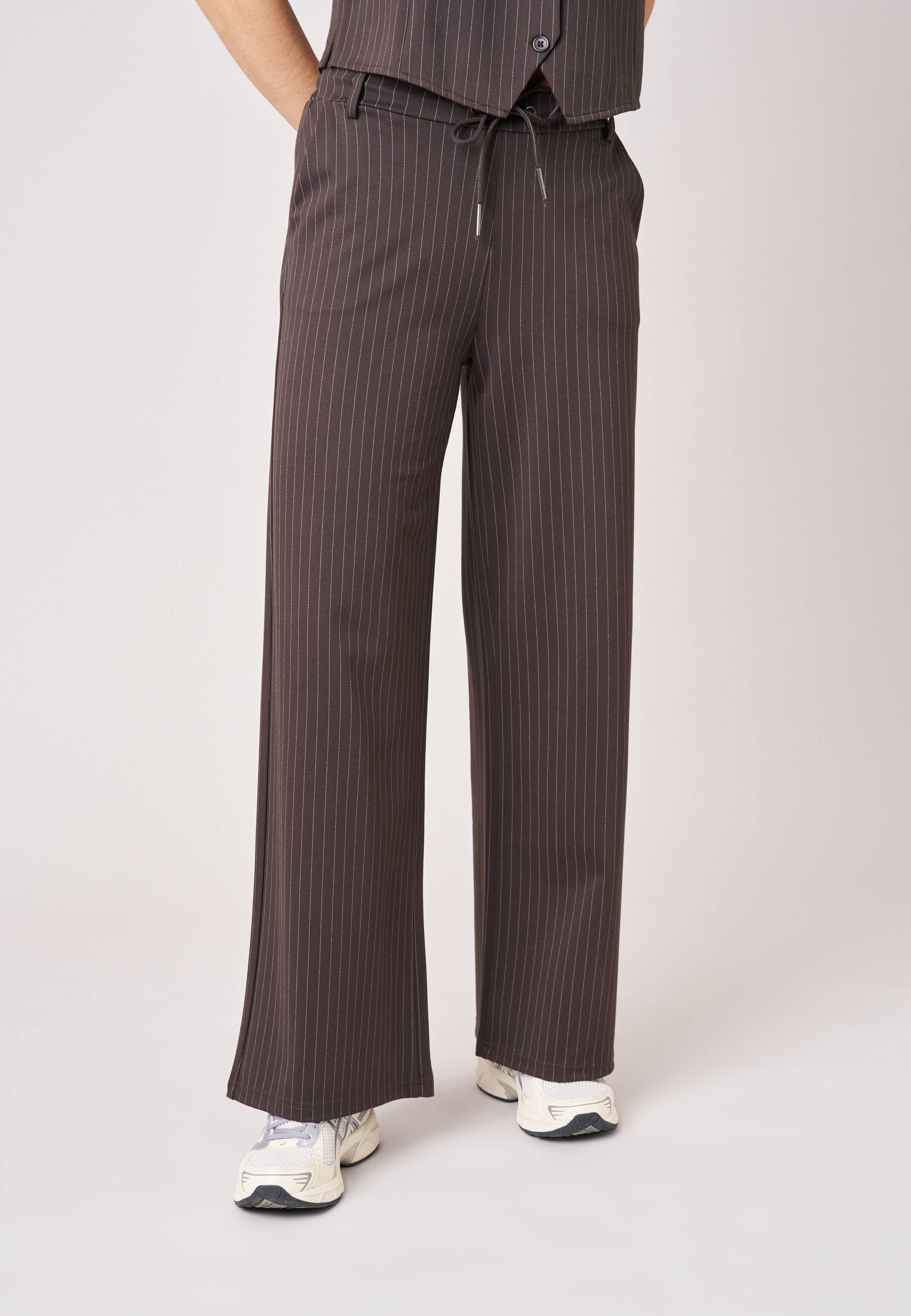 Pantalon droit femme à rayures TAYSEN, DEELUXE