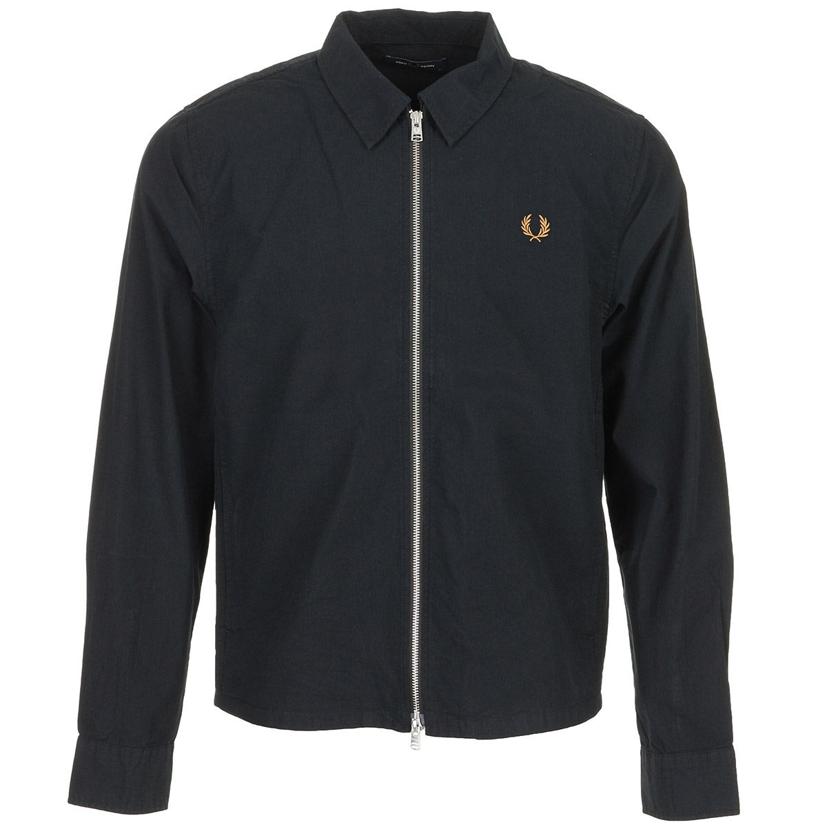Pull SEERSUCKER ZIP THRU OVERSHIRT, FRED PERRY