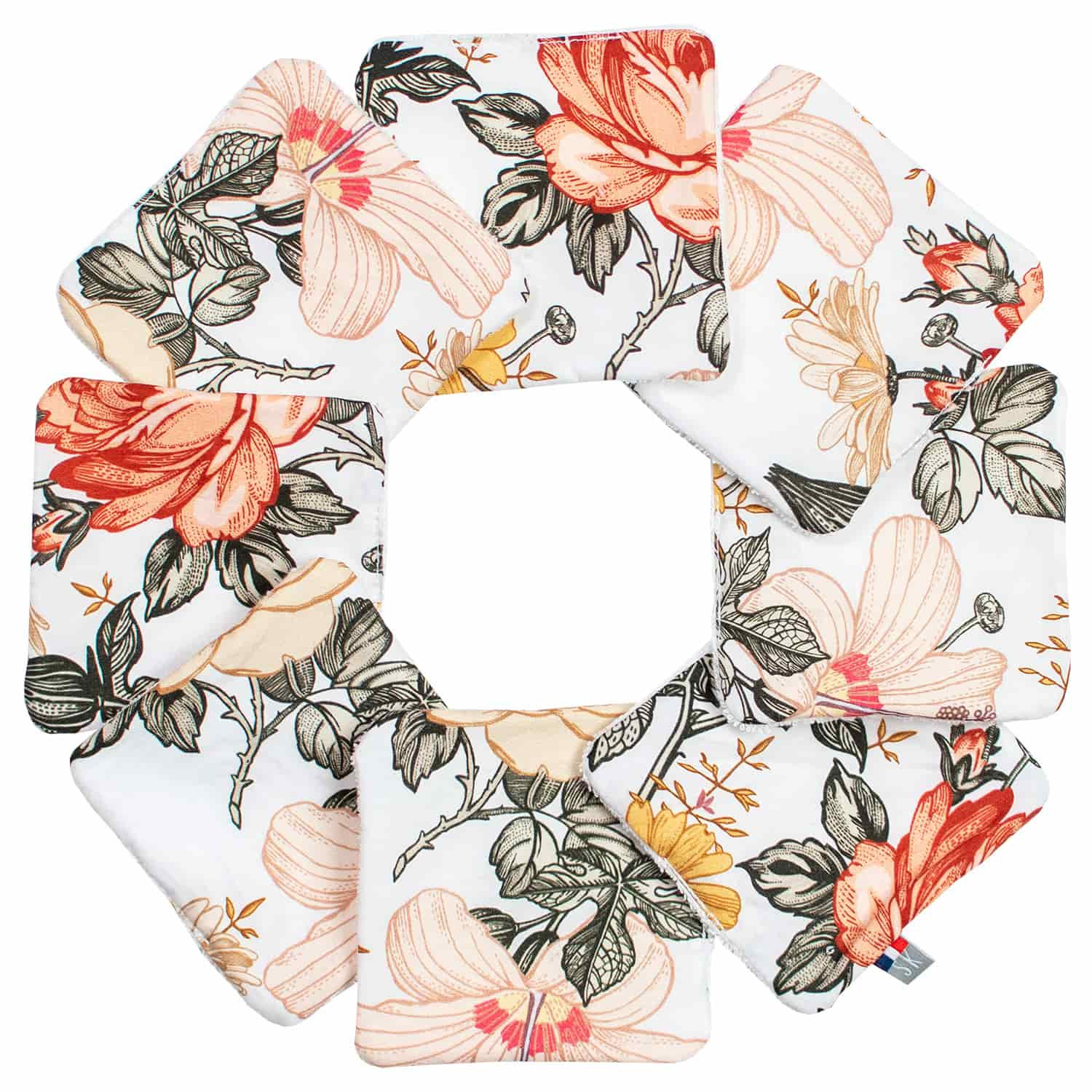 Lingettes bébé lavables 8 pièces, SEVIRA KIDS