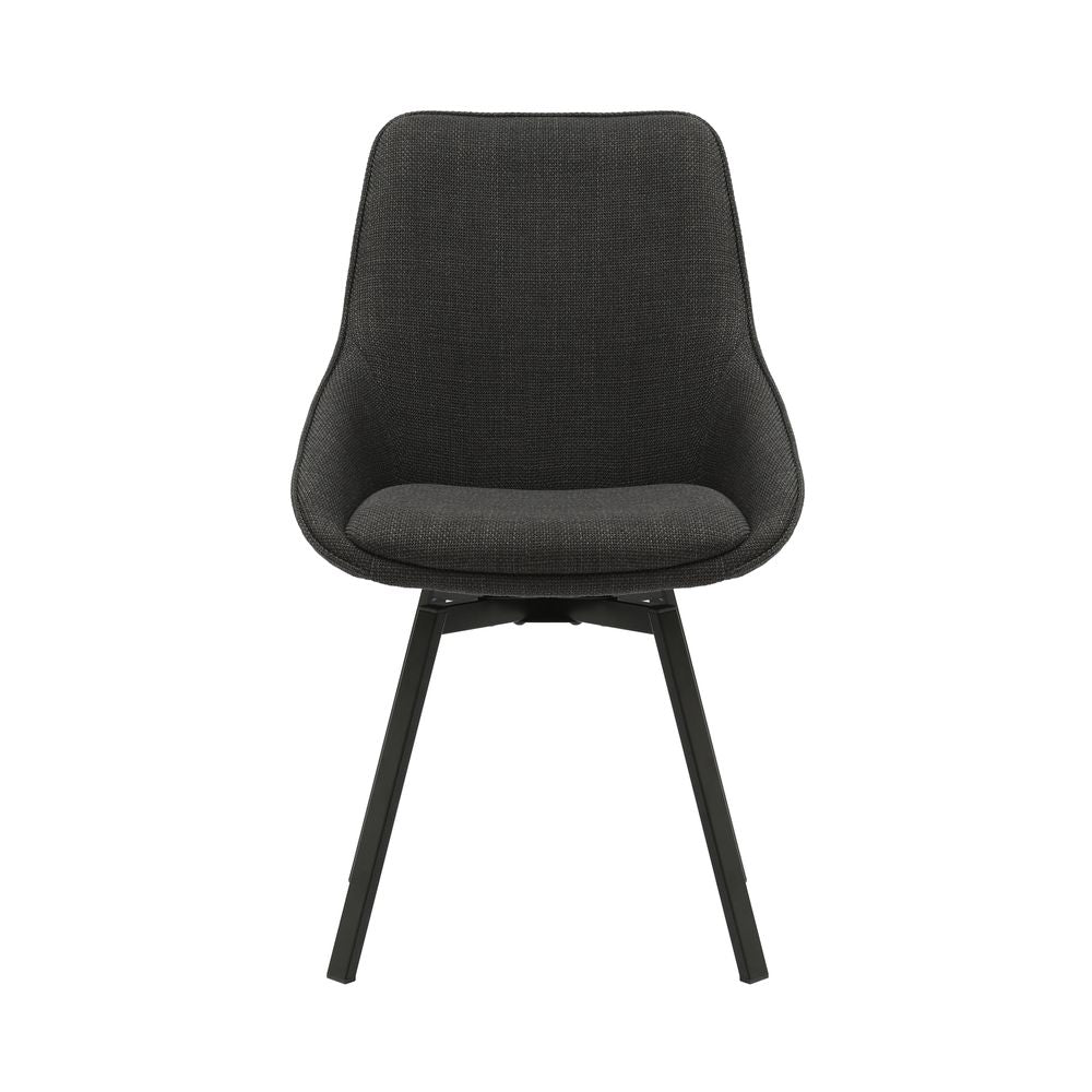 Chaise repas pivotante gris, ZAGO
