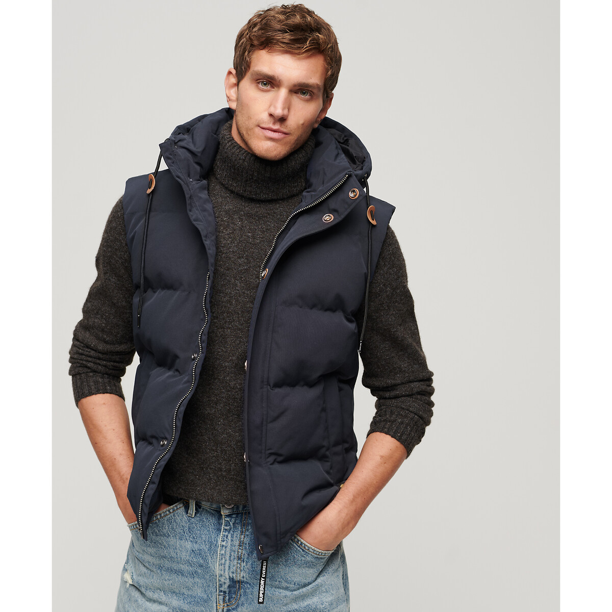 Doudoune Sans Manche Enfant Hiver - Gilet Matelassé Coupe-vent, Capuche, Zippé, Garçon Fille