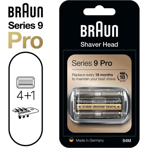 Tête de rasoir cassettes grilles s9 (94m) Braun