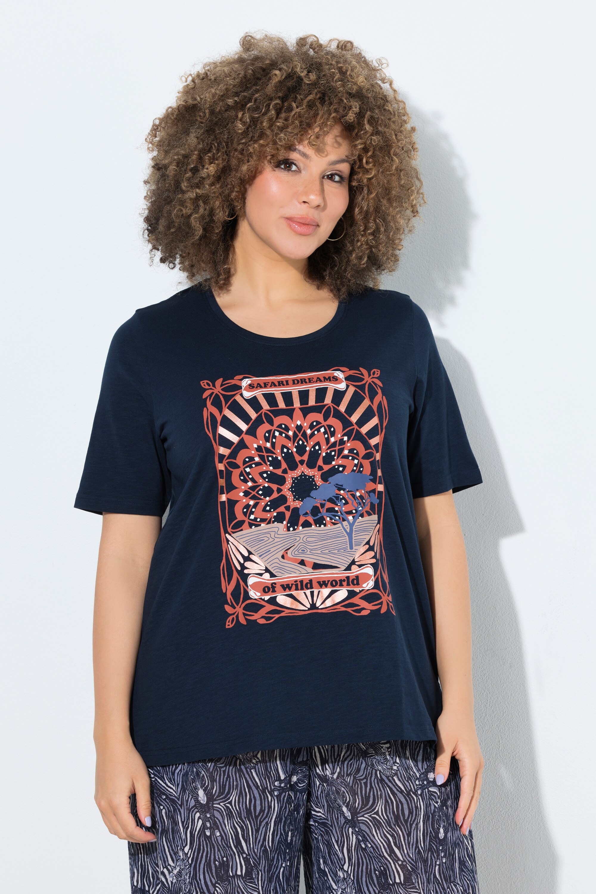 T-shirt motif imprimé, coupe Classic Fit, ULLA POPKEN