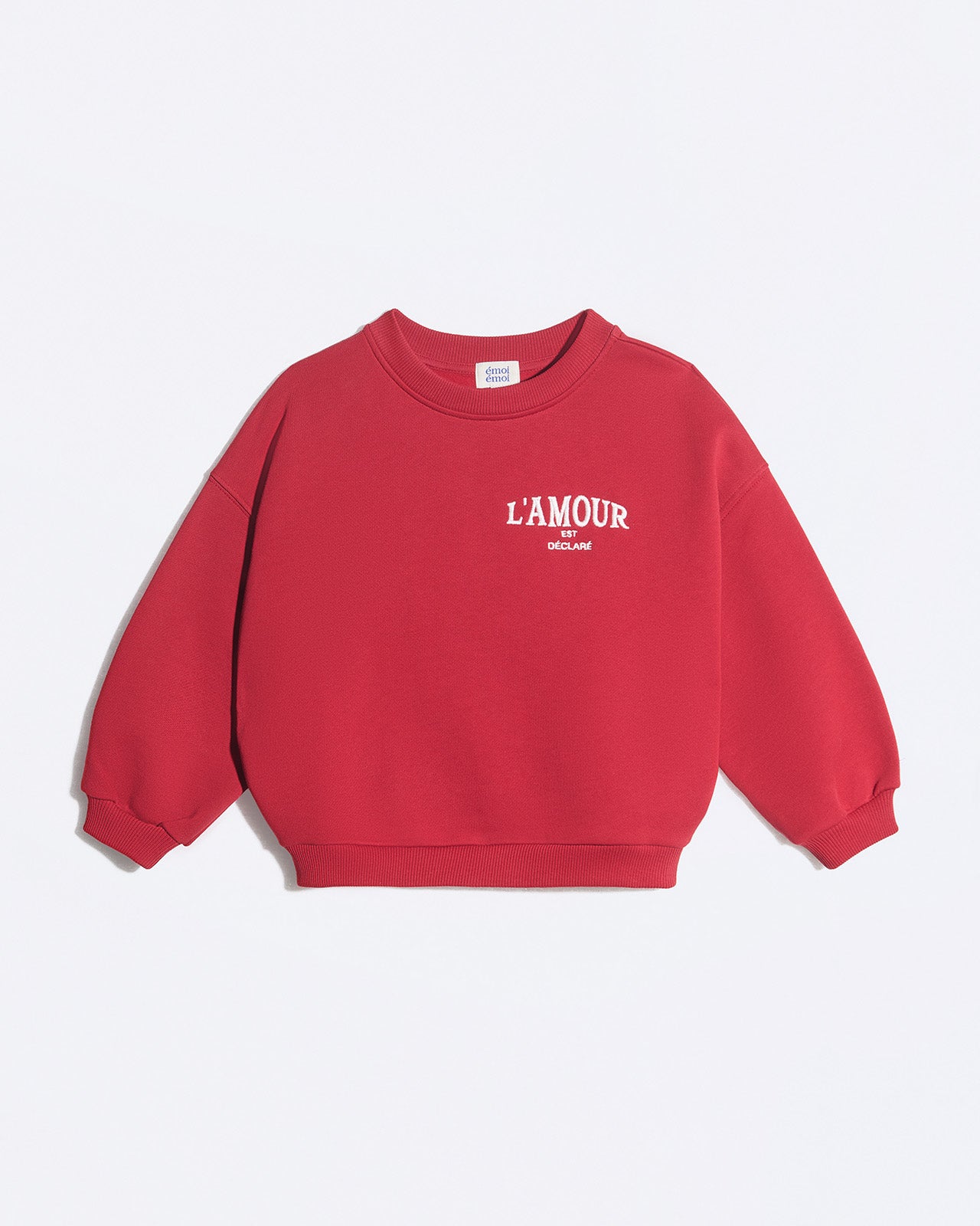 Sweat L'amour est déclaré brodé, EMOI EMOI