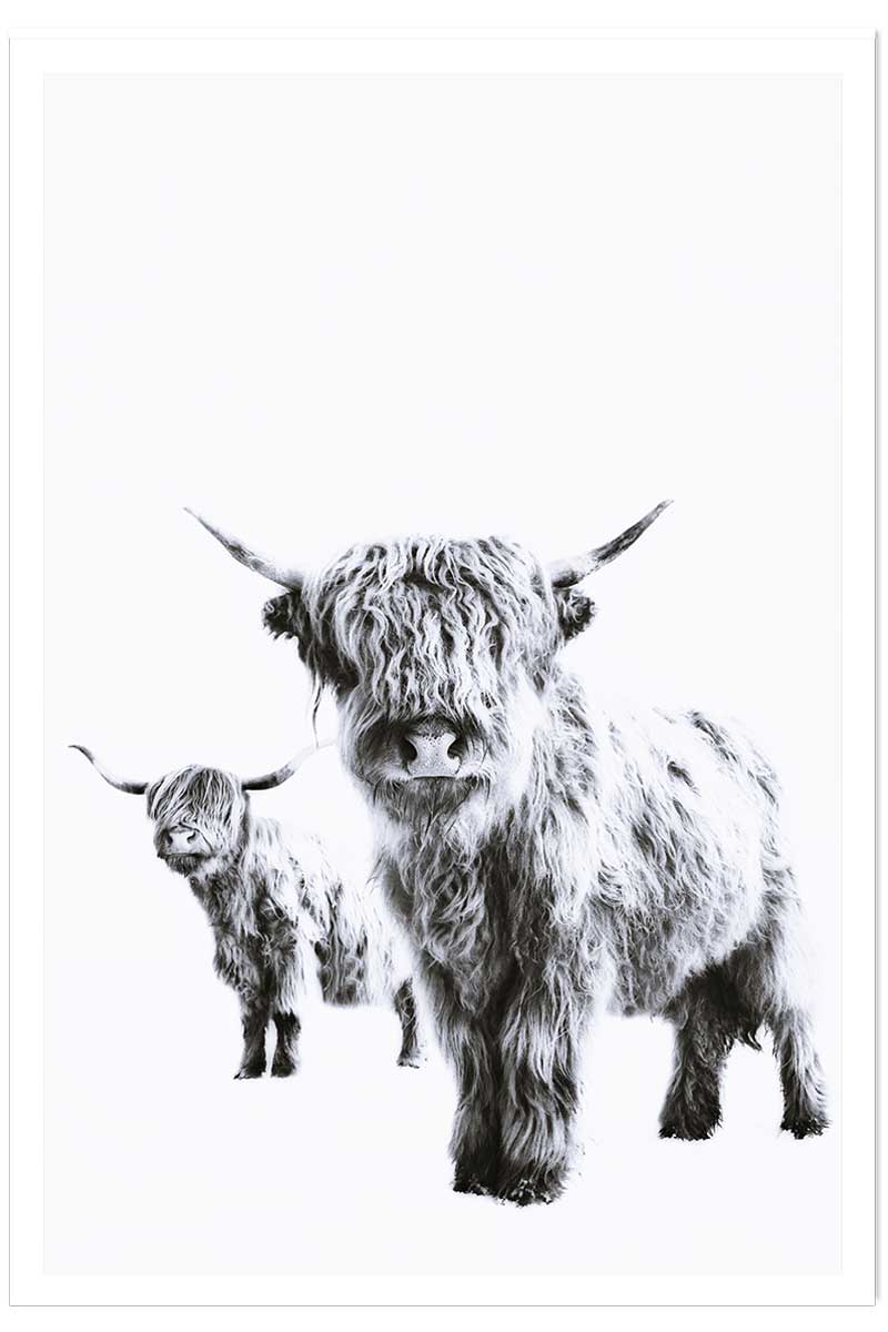 Affiche enfant jumelles, HEXOA