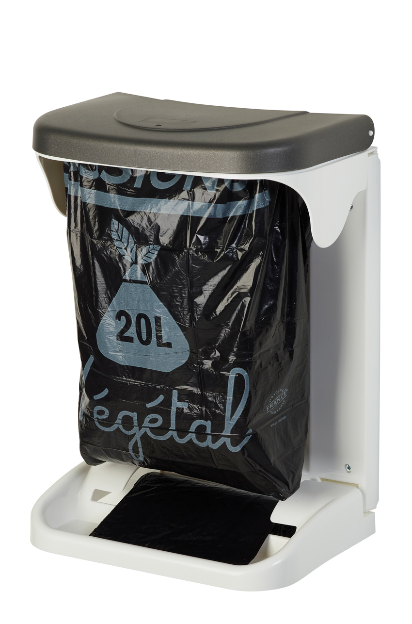 Poubelle intérieur placard cuisine 20L avec dérouleur de sac - INO, ROSSIGNOL