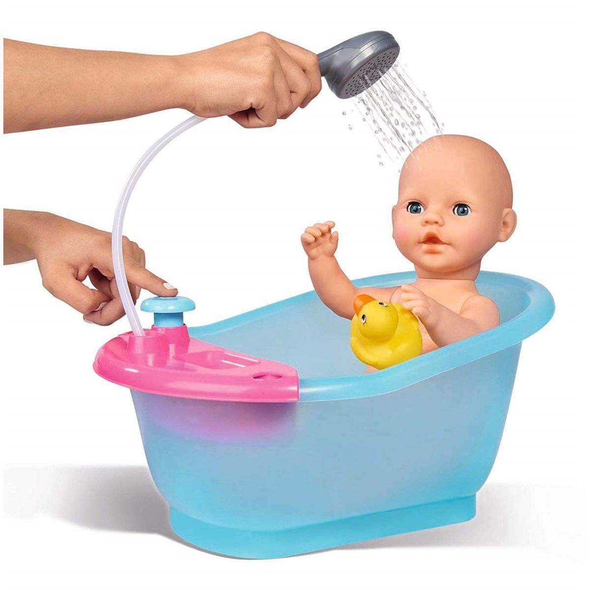 New born baignoire bébé poupée baignoire multicolore Simba Toys