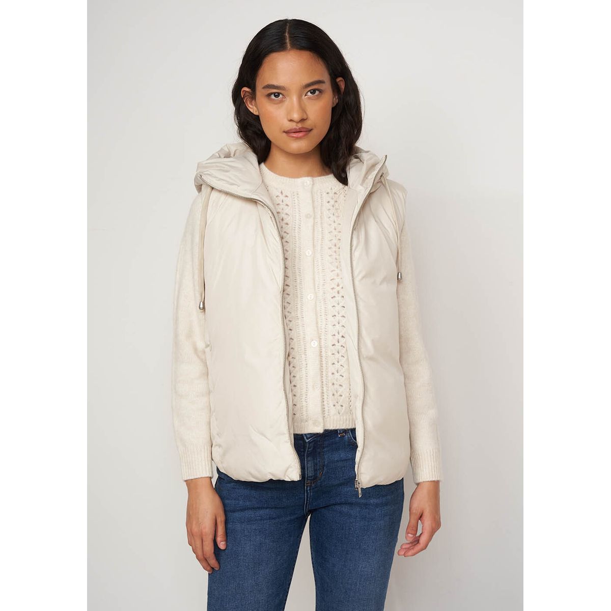 Manteau doudoune blanc La Redoute