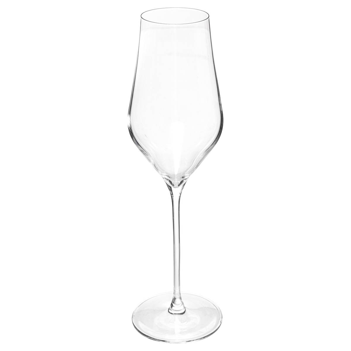 Lot de 6 flûtes à champagne en verre cristallin 31 cl DOURO, SECRET DE GOURMET