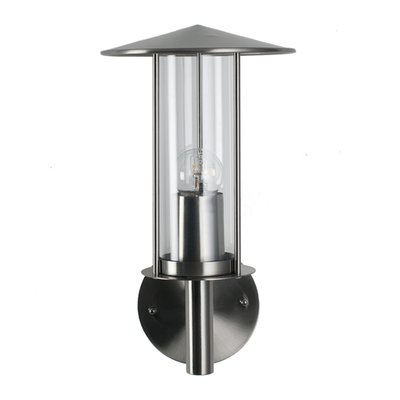 Brushed Steel Metal Chimney Outdoor Wall Light SO'HOME