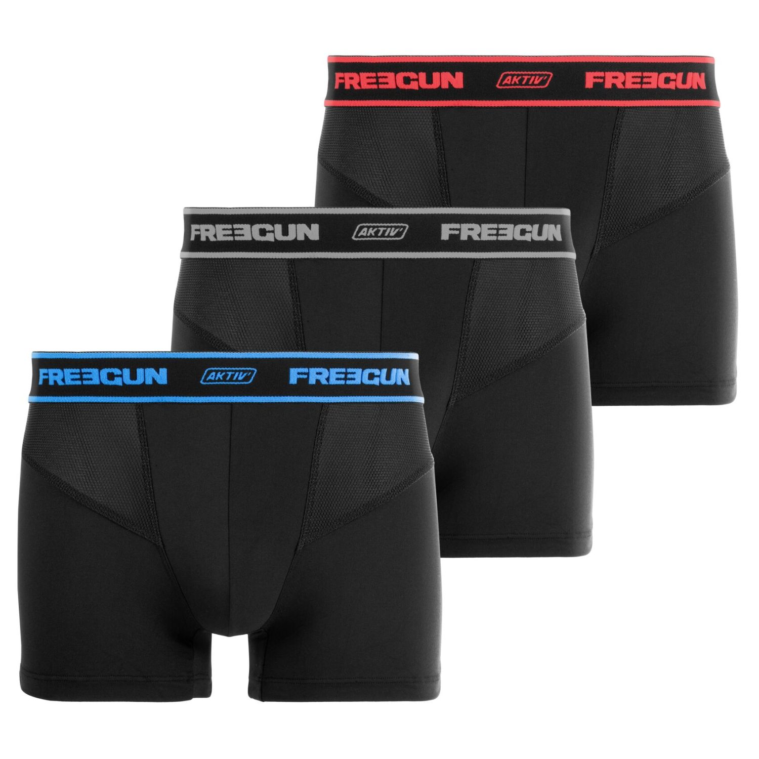 Lot De 3 Boxers Aktiv Sport, FREEGUN