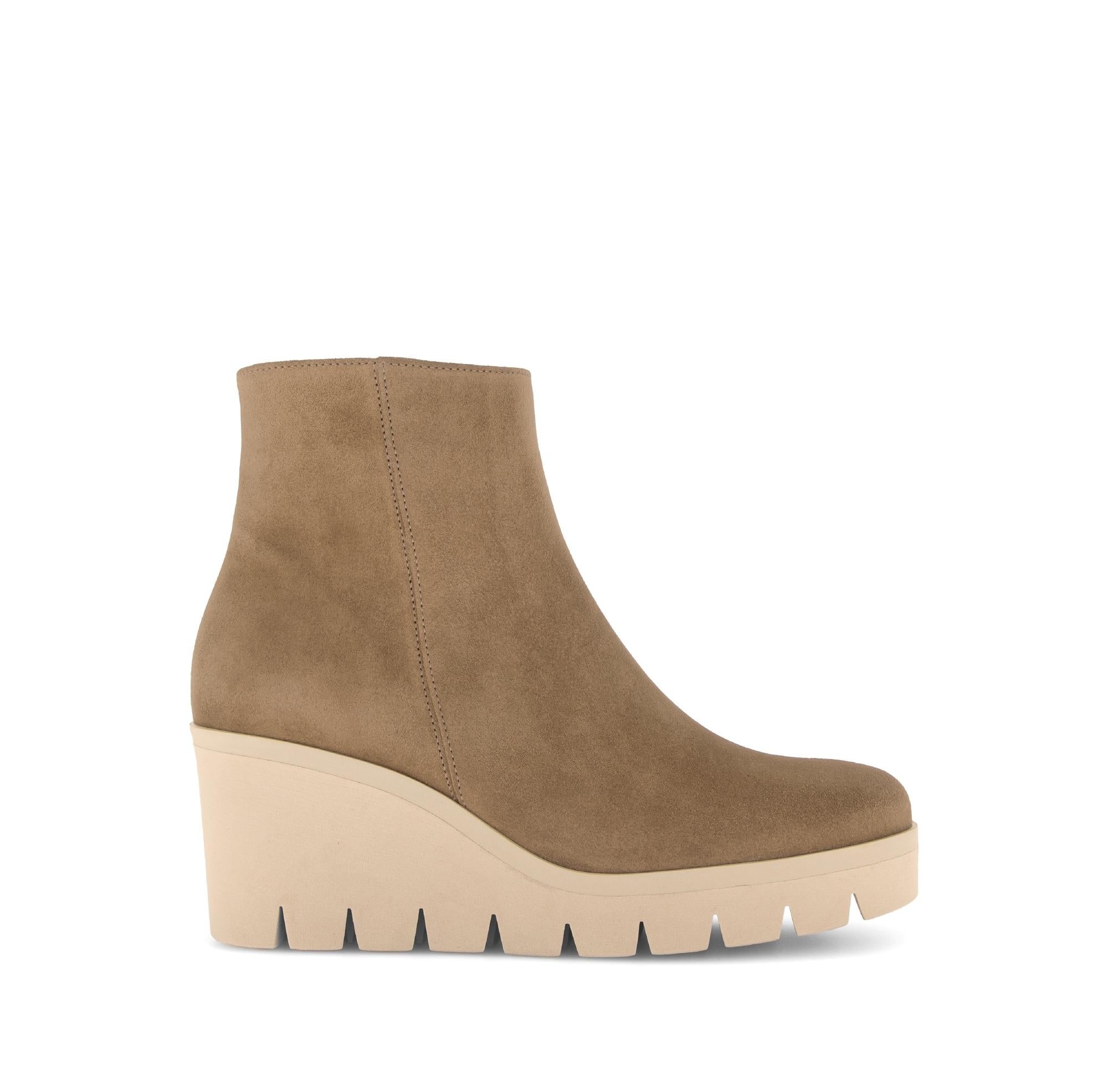 Bottines en cuir à talon compensé, GABOR