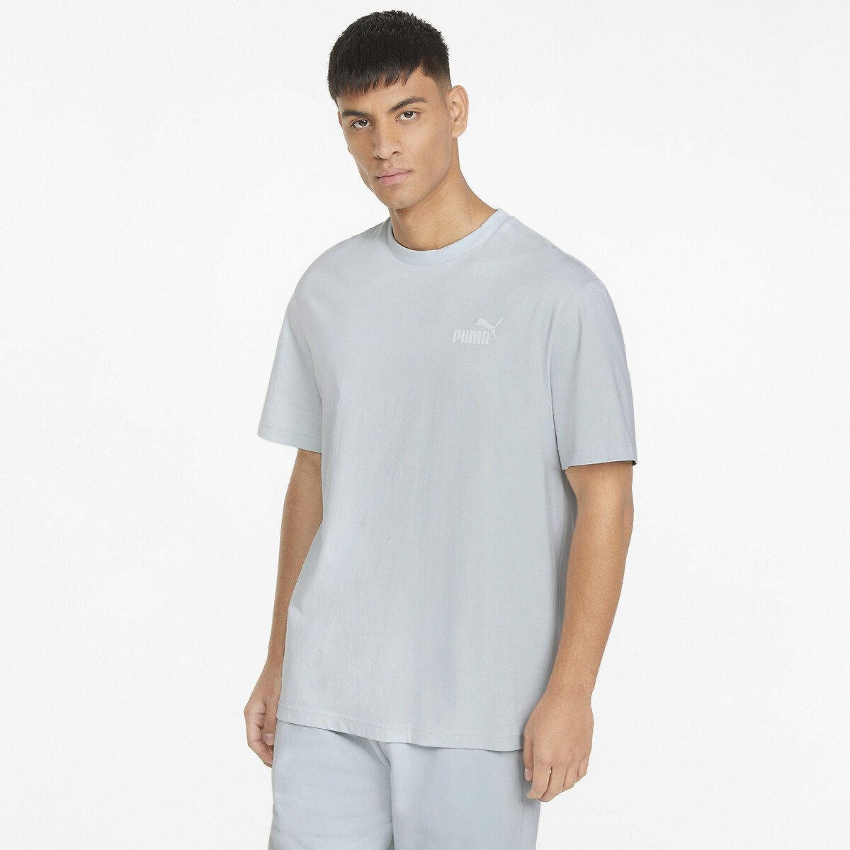 light blue puma shirt
