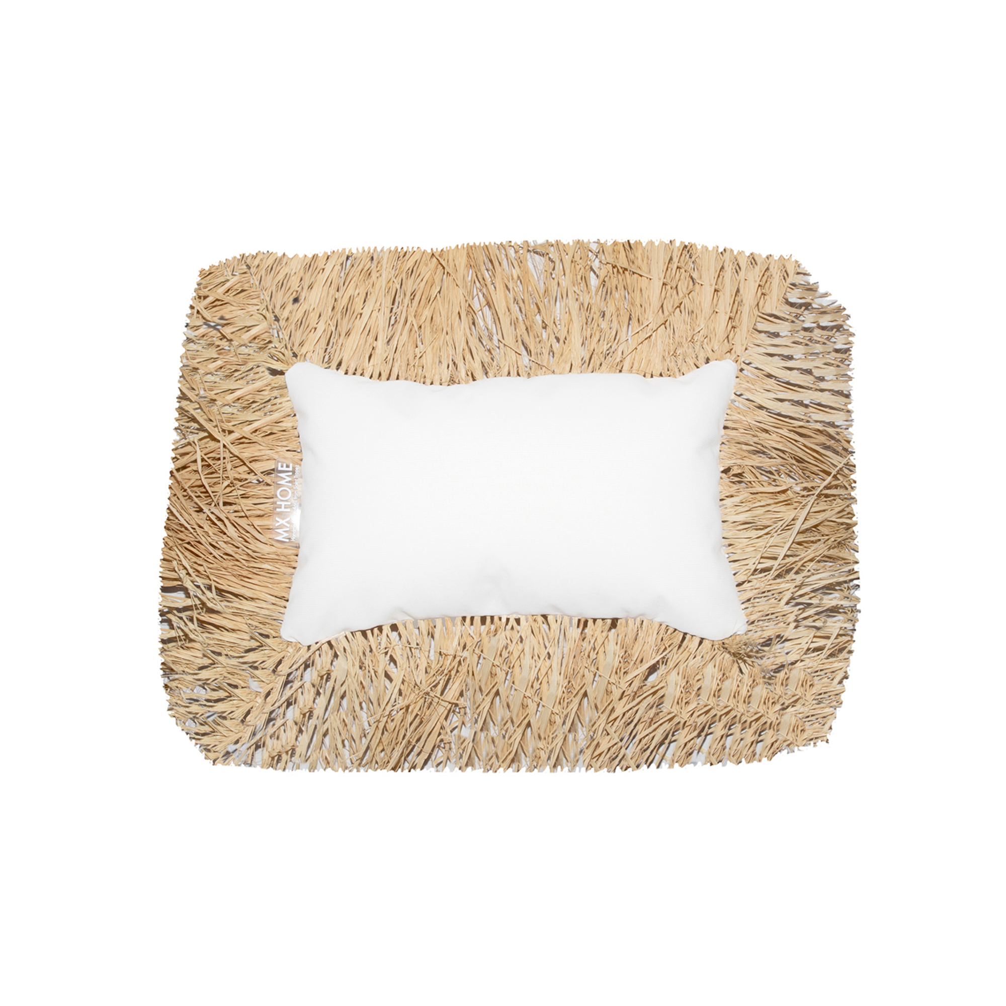Coussin extérieur long à frange, MX HOME