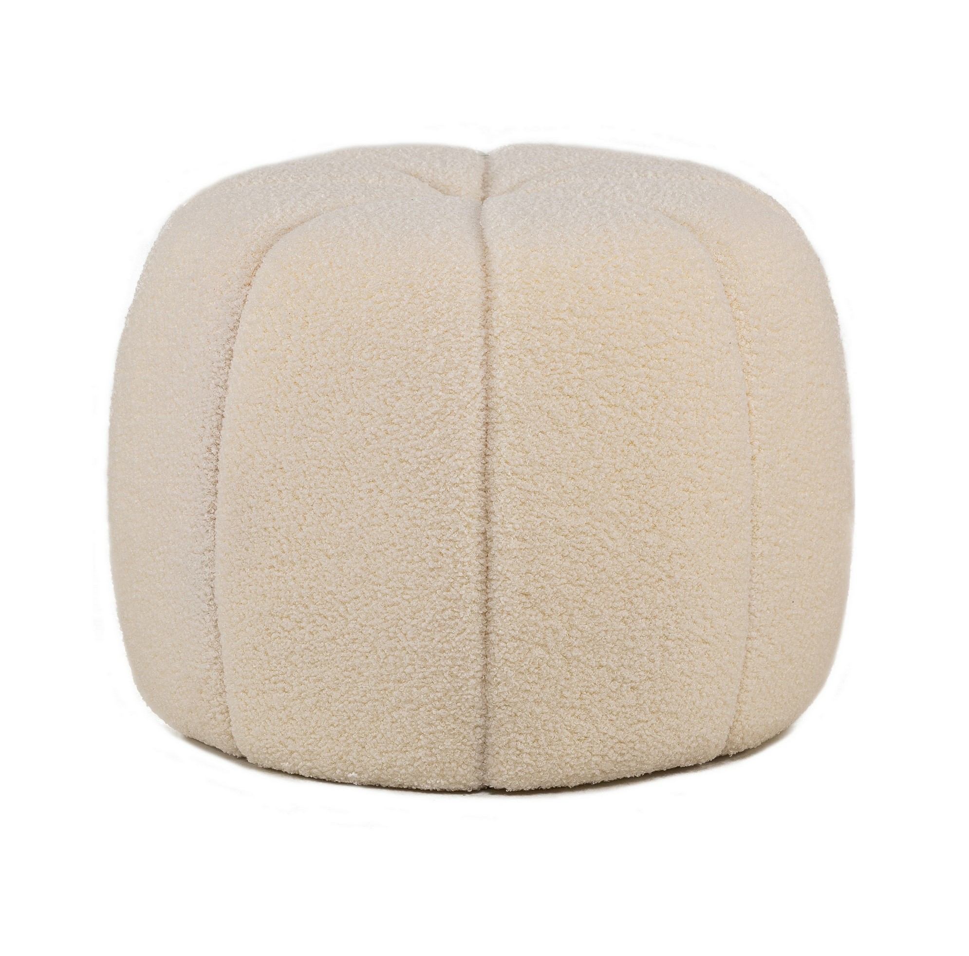 Pouf bouclette et rayures, FJORD, NORDLYS
