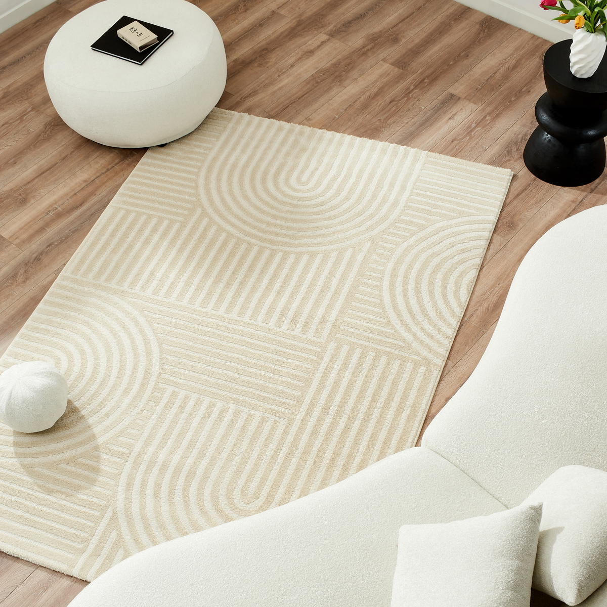 Tapis de salon géométrique BIANCA, NAZAR RUGS