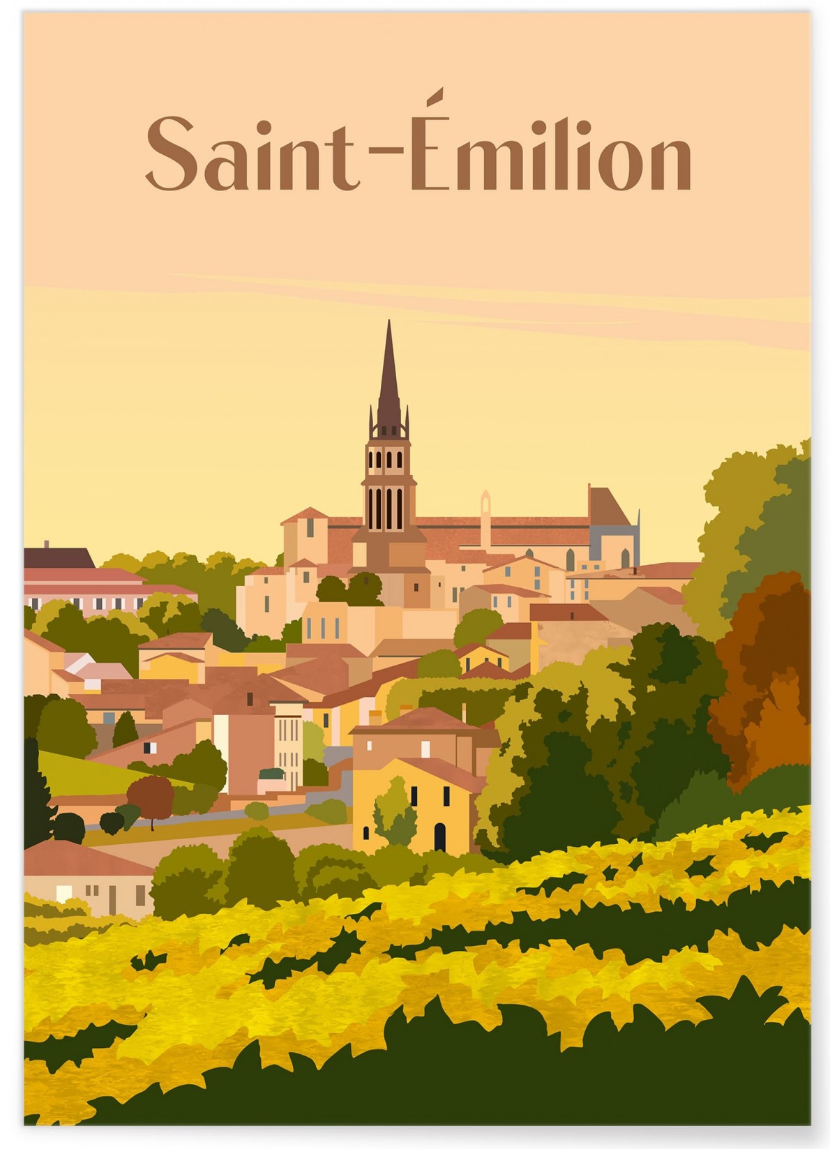 Affiche ville Saint-Émilion, L'AFFICHERIE