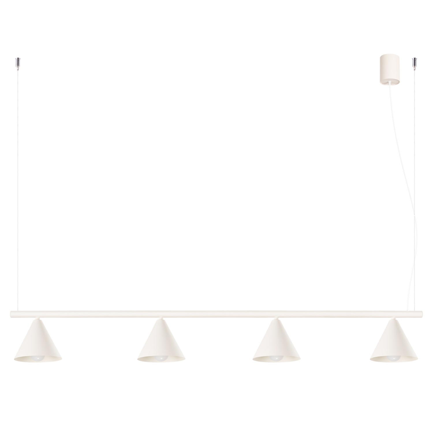 Lustre Acier Beige E14 4 NOX, EDEN